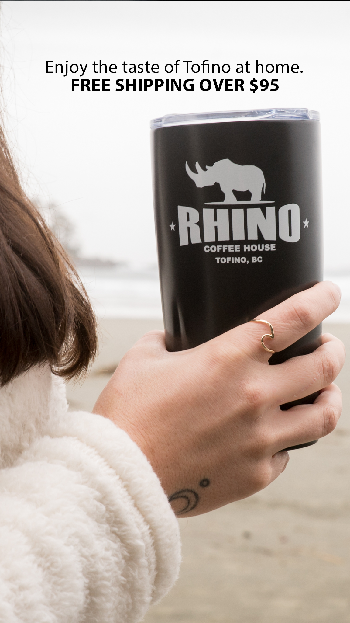 Rhino Coffee House Facebook ad from Nov 14, 2022