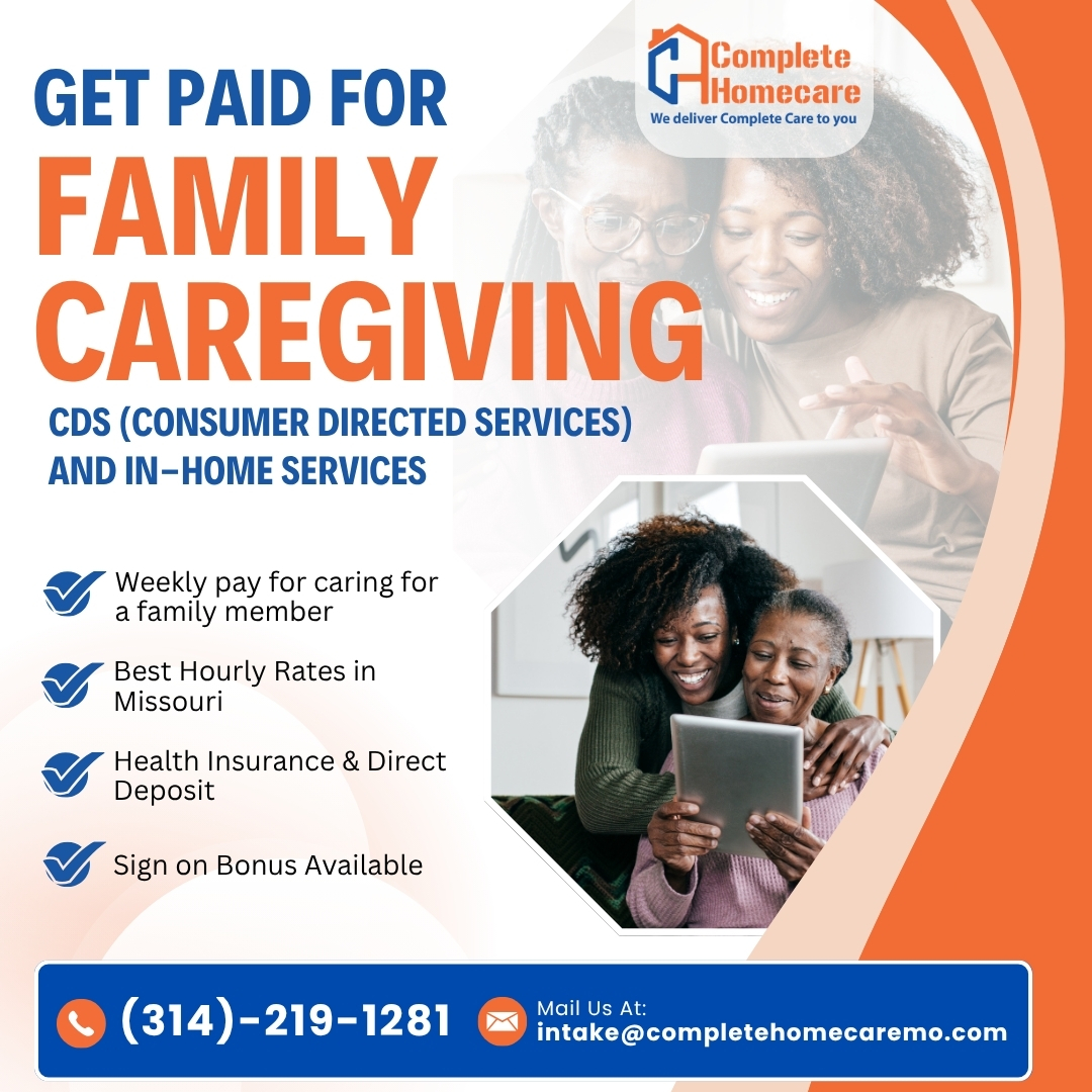 Complete Homecare Missouri Facebook ad from Jul 2, 2025