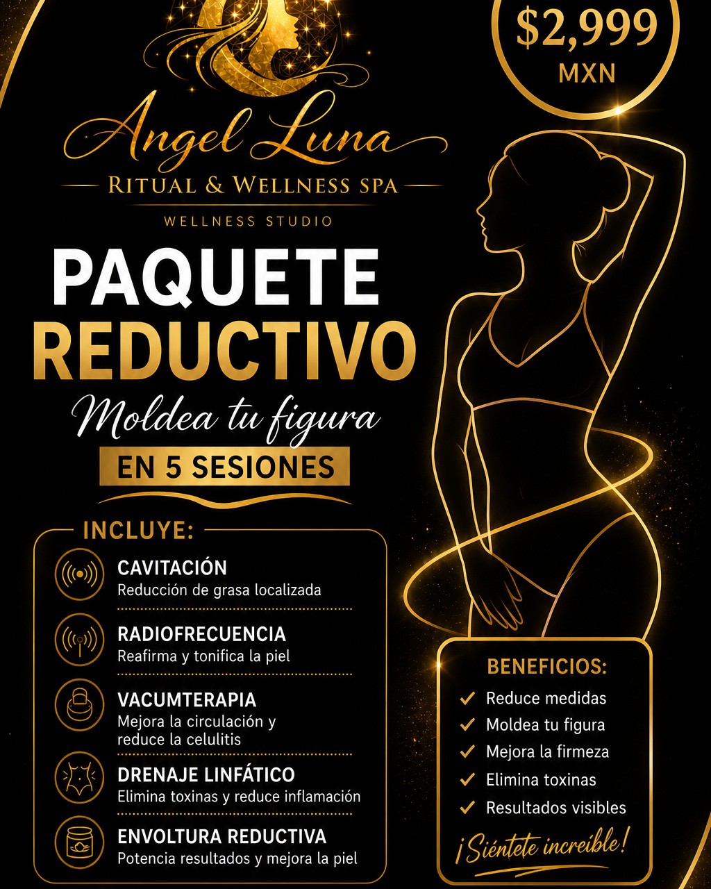 Ángel spa Facebook ad: ¡TRANSFORMA TU CUERPO Y TU PIEL EN UN…