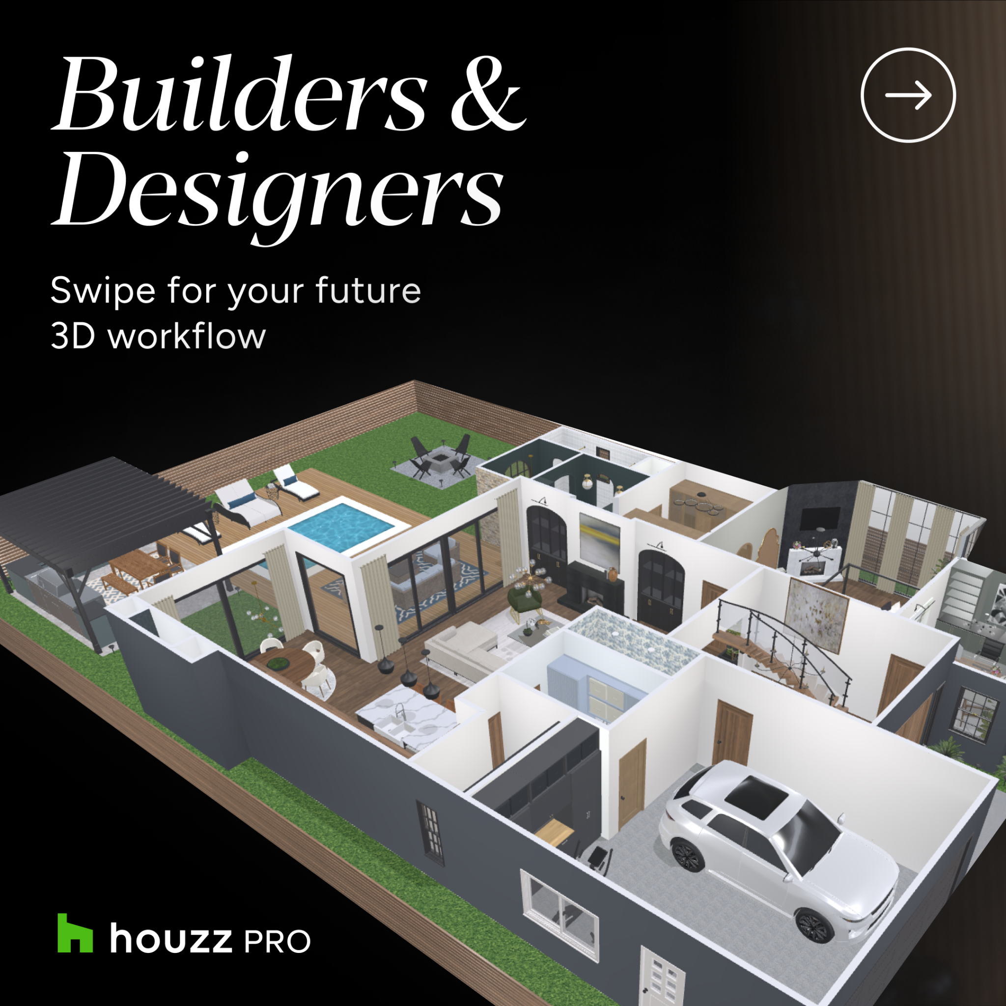 Houzz Pro Facebook ad