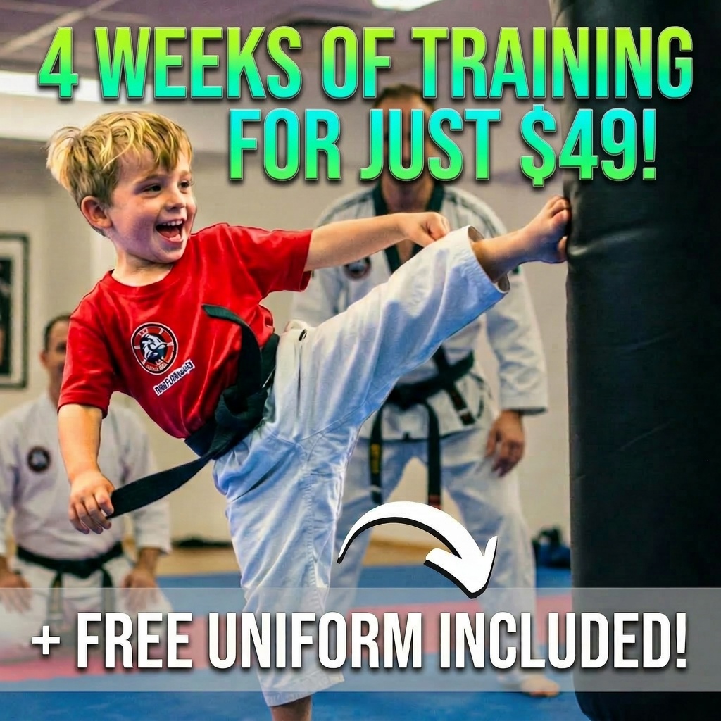 American Martial Arts Academy - Oswego Facebook ad: Try Taekwondo Today!