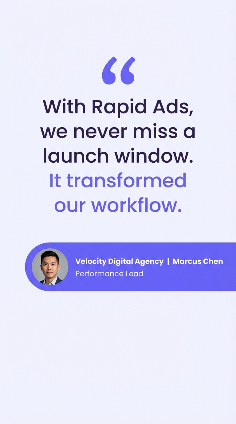Rapid Ads Facebook ad