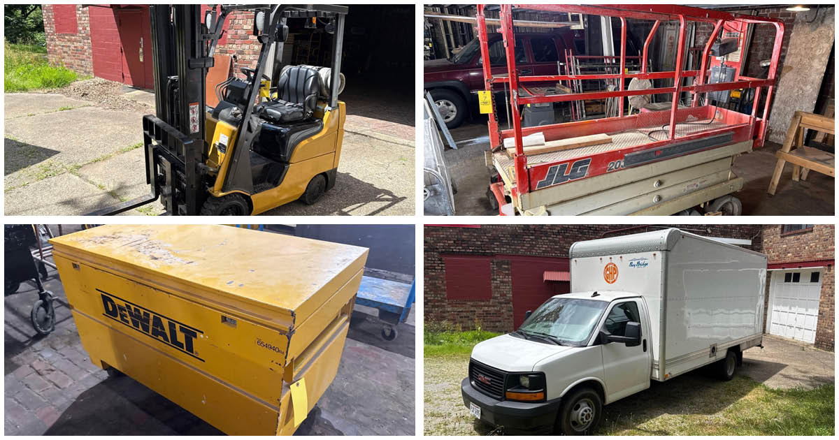 KIKO - Realtors, Auctioneers, Advisors Facebook ad: Contractor Equipment, Box Trucks and Industrial Tools
