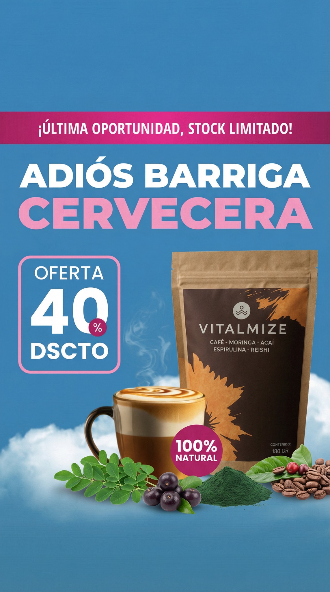 Vitalmize Perú Facebook ad