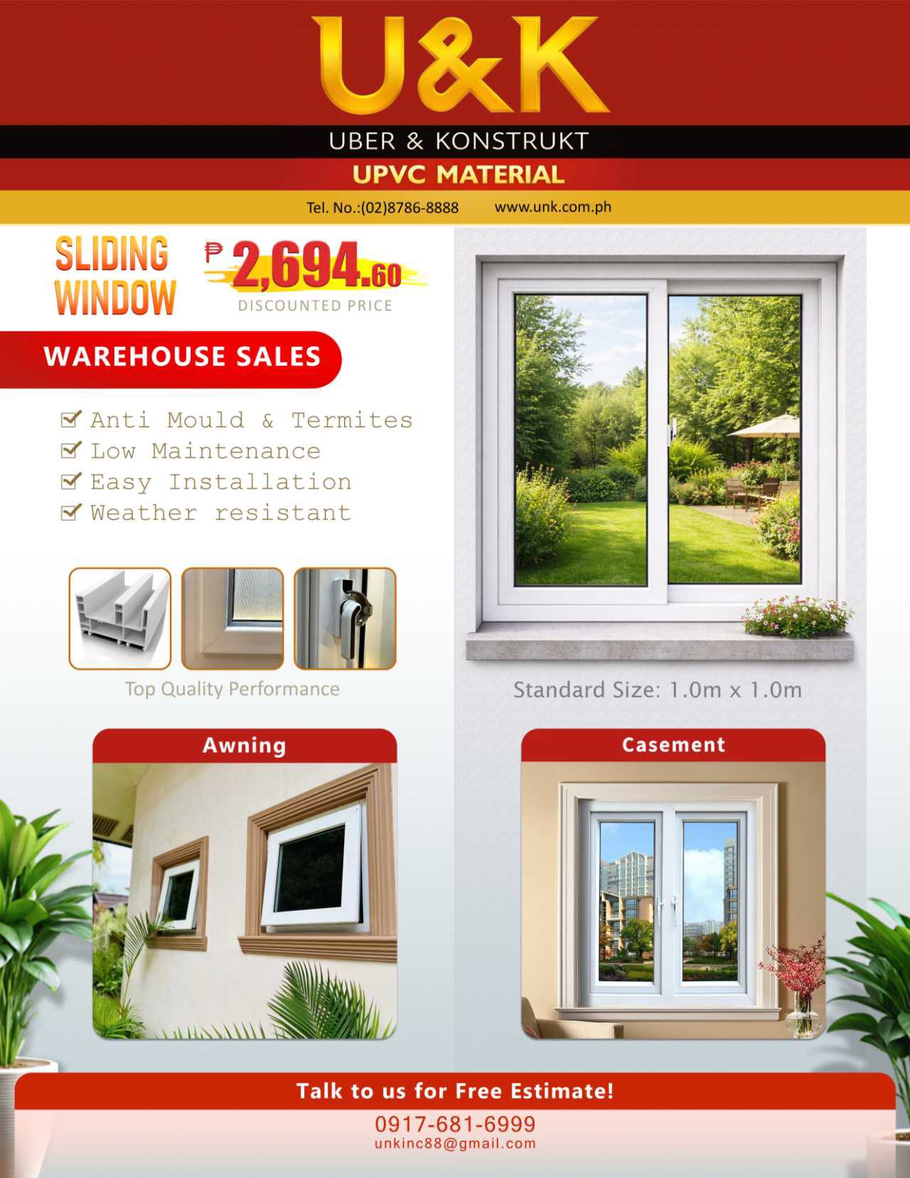 Uber & Konstrukt UPVC Windows And Doors Facebook ad