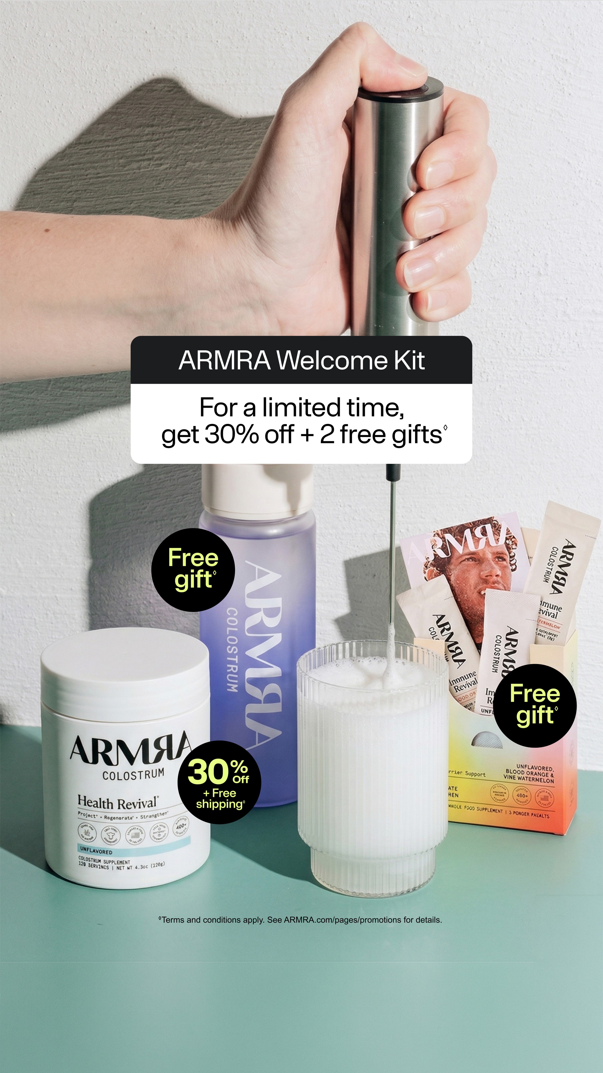 ARMRA Facebook ad
