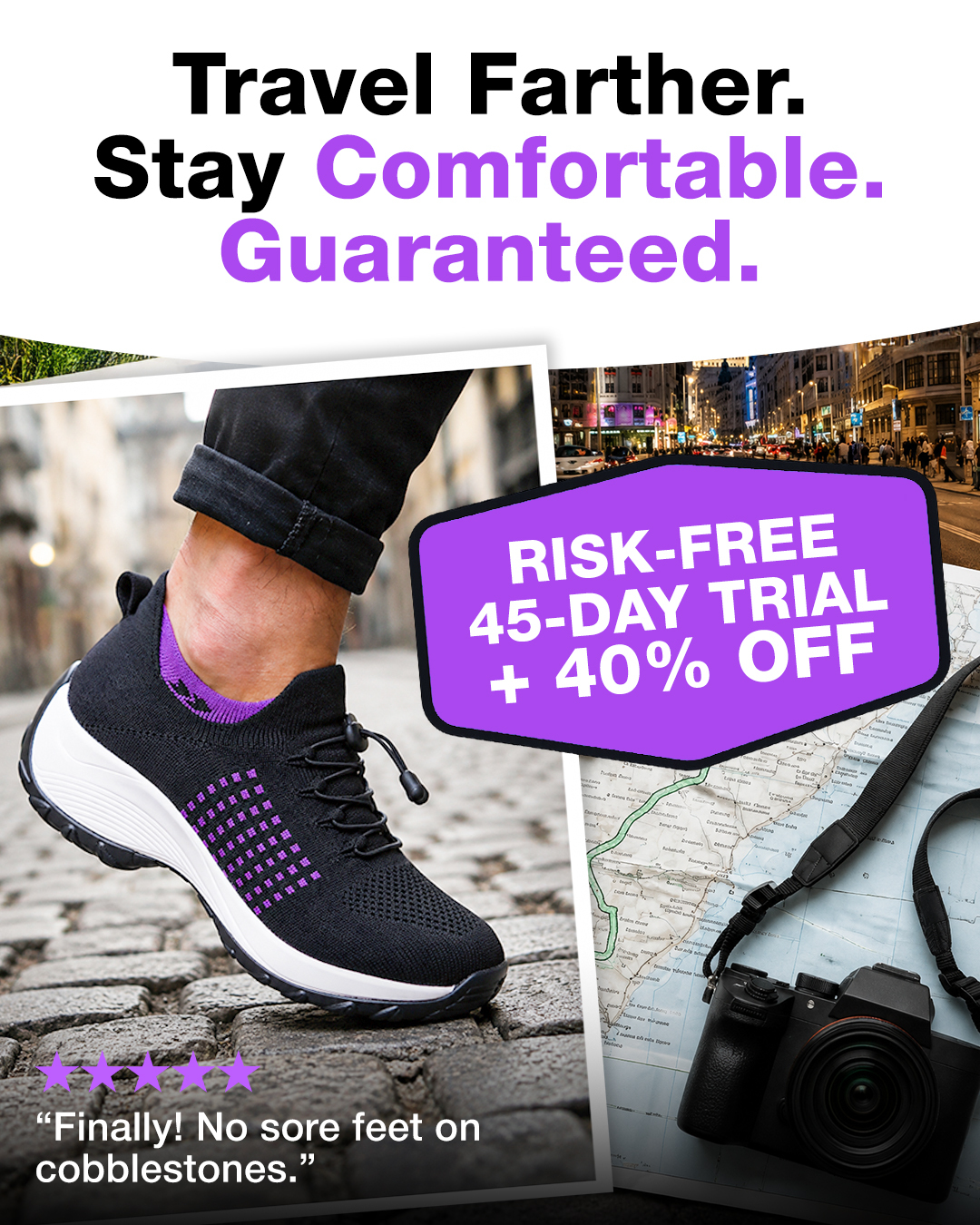Travel Finds Facebook ad: 2026's Best Shoes For Travelling