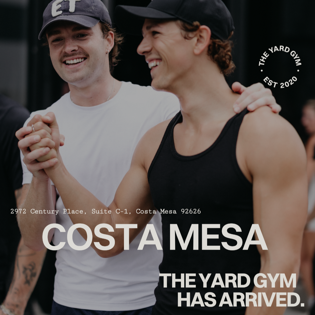 The Yard Gym Costa Mesa Facebook ad: Be The First To Know