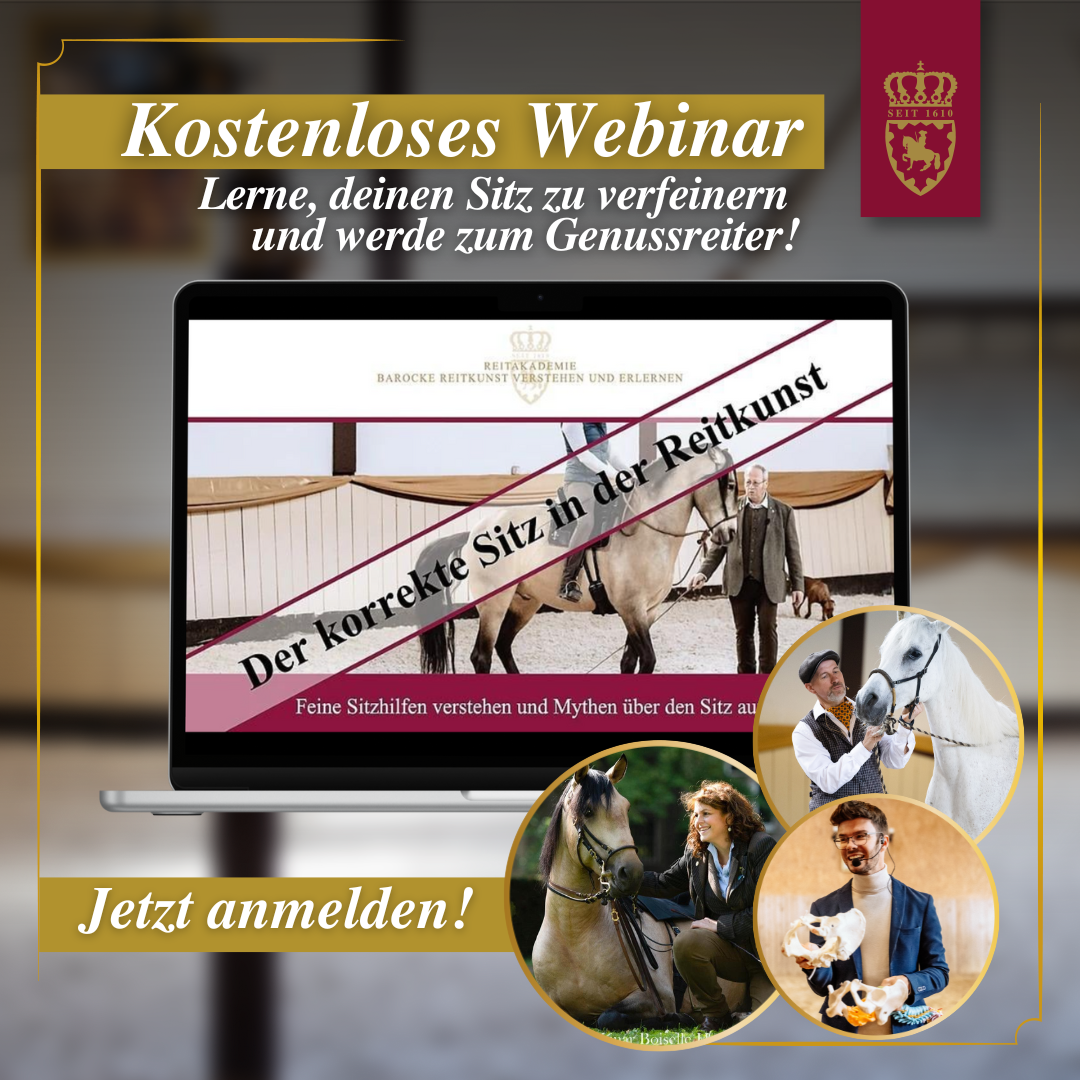 Fürstliche Hofreitschule Bückeburg Facebook ad: Der korrekte Sitz in der Reitkunst