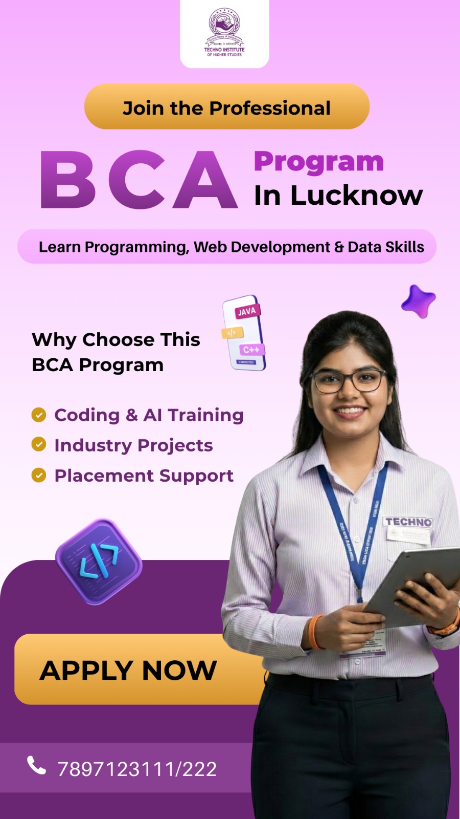 Techno Group of Institutions, Lucknow Facebook ad