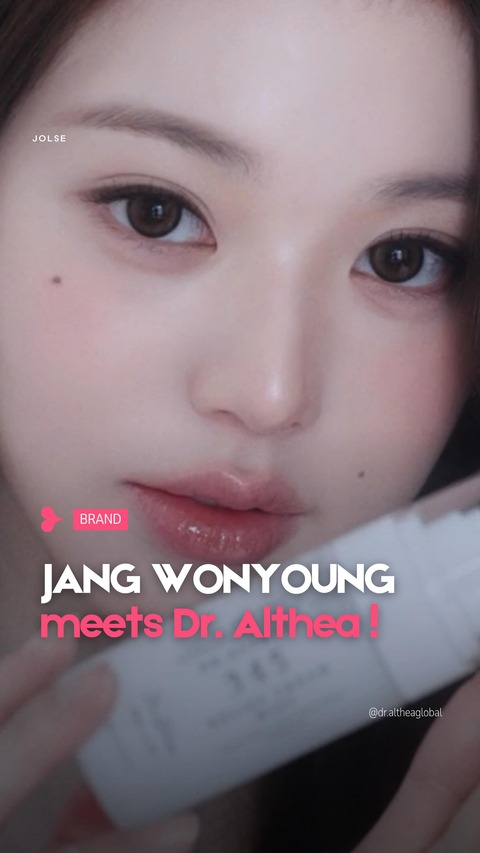 Jolse Facebook ad: Dr.Althea meets Jang Wonyoung