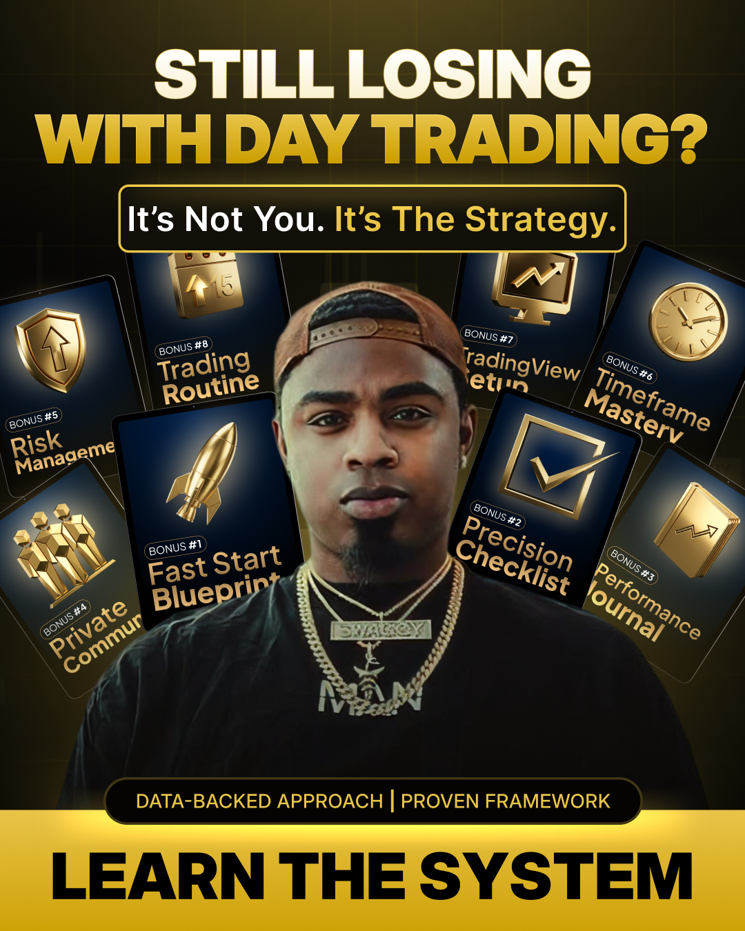 Chris Swaggy C Williams Facebook ad: Every Course Taught You the Method With a 90% Failure Rate
