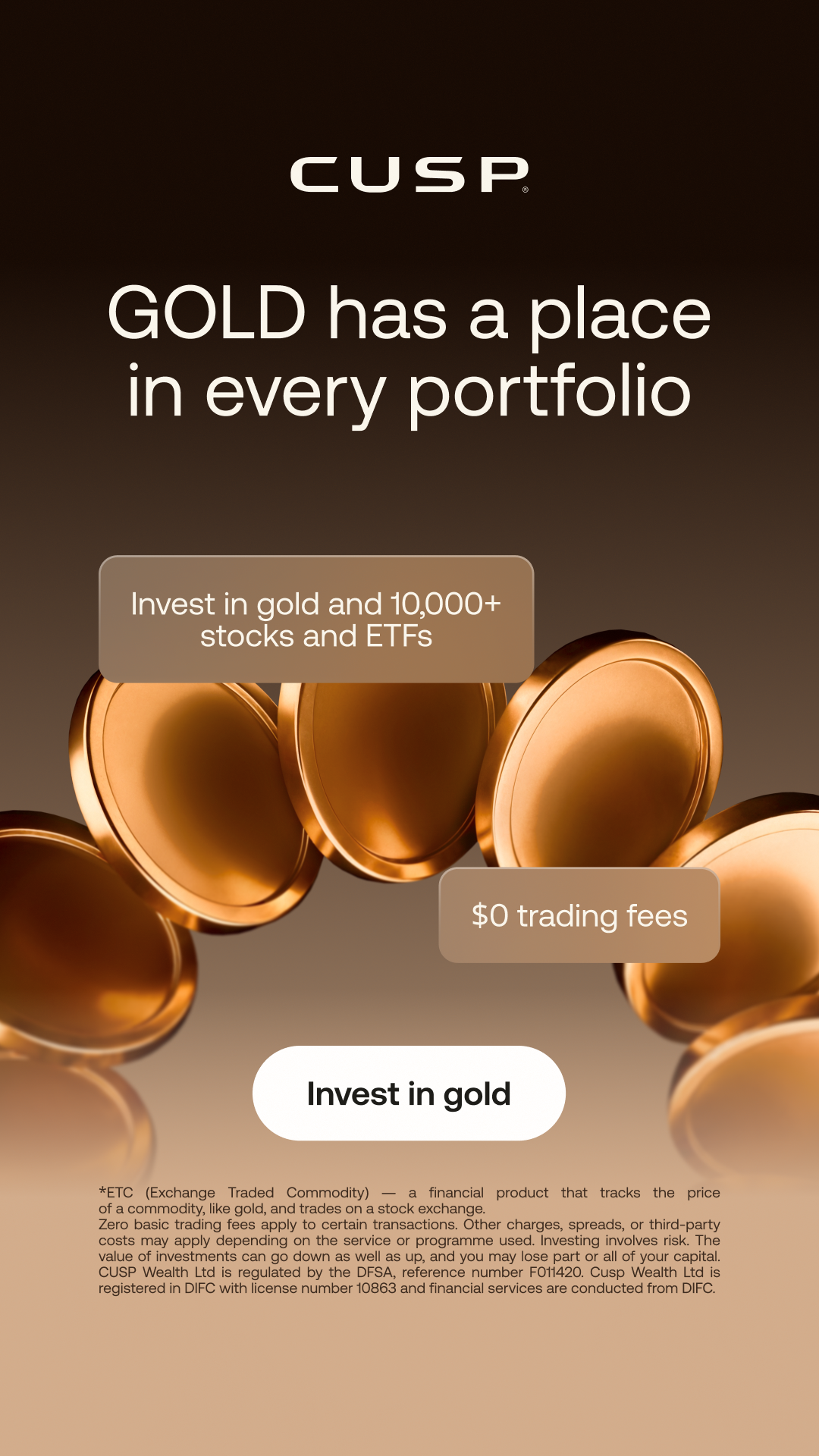 CUSP Wealth Facebook ad