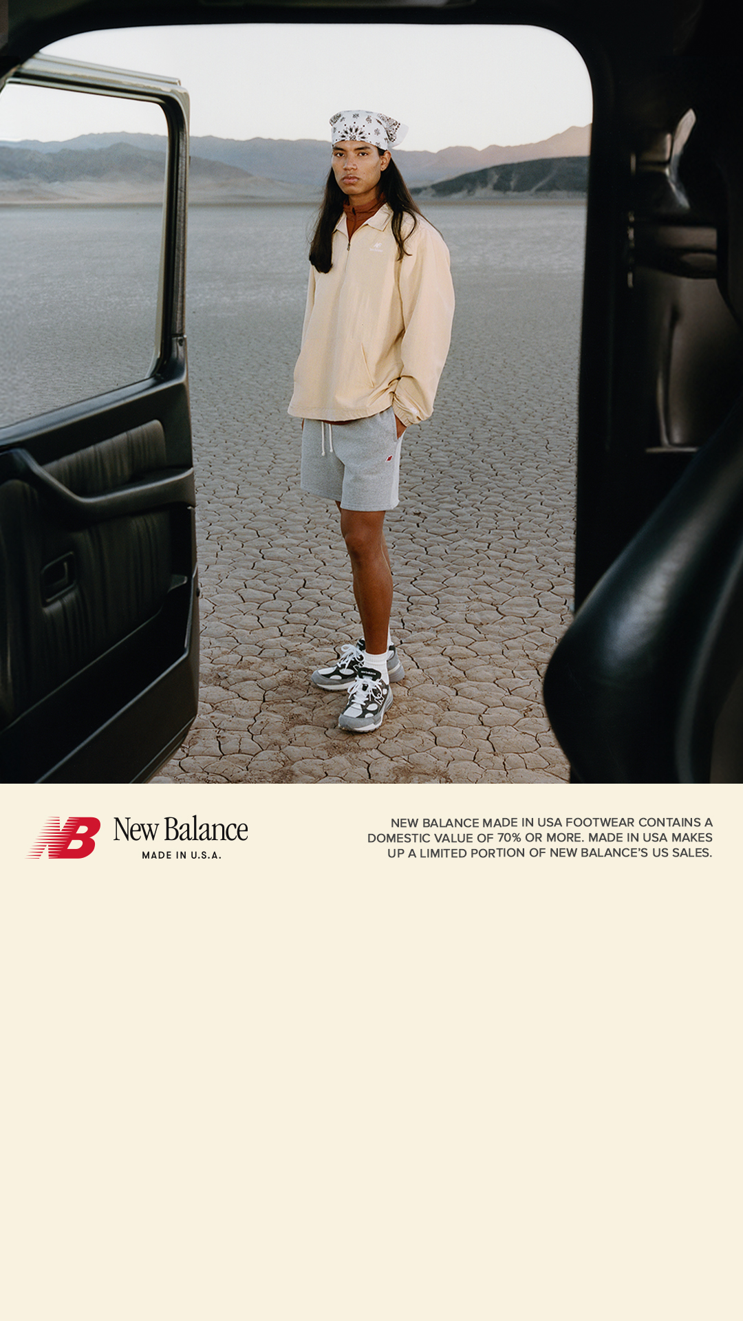New Balance Facebook ad