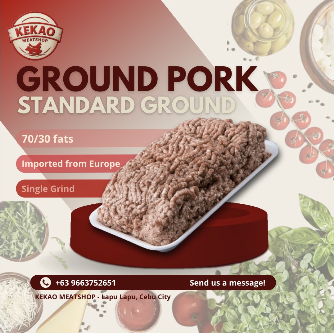 Kekao Meatshop - Cebu Facebook ad: Grabe ka-mahal ang ground beef/pork sa market karon……
