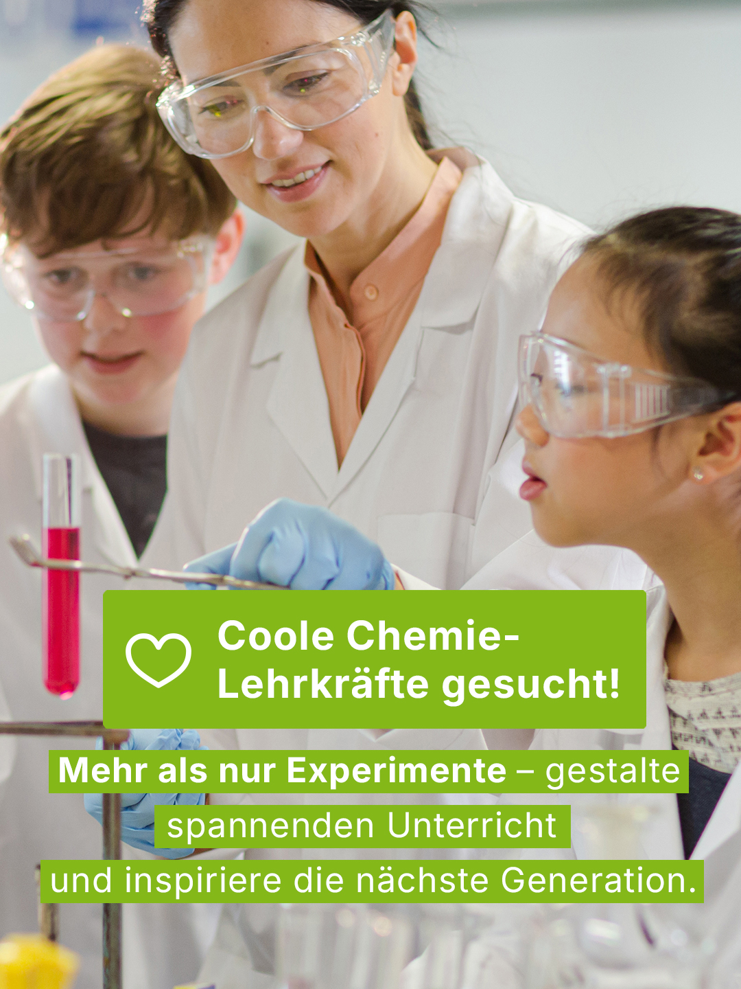 TU Dortmund Facebook ad: Du interessierst dich für Chemie und hast Spaß…