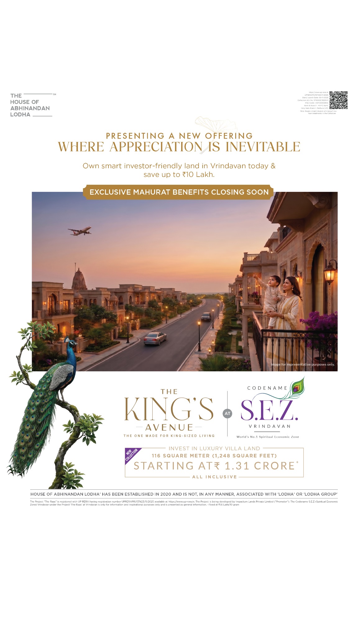 The House of Abhinandan Lodha Facebook ad