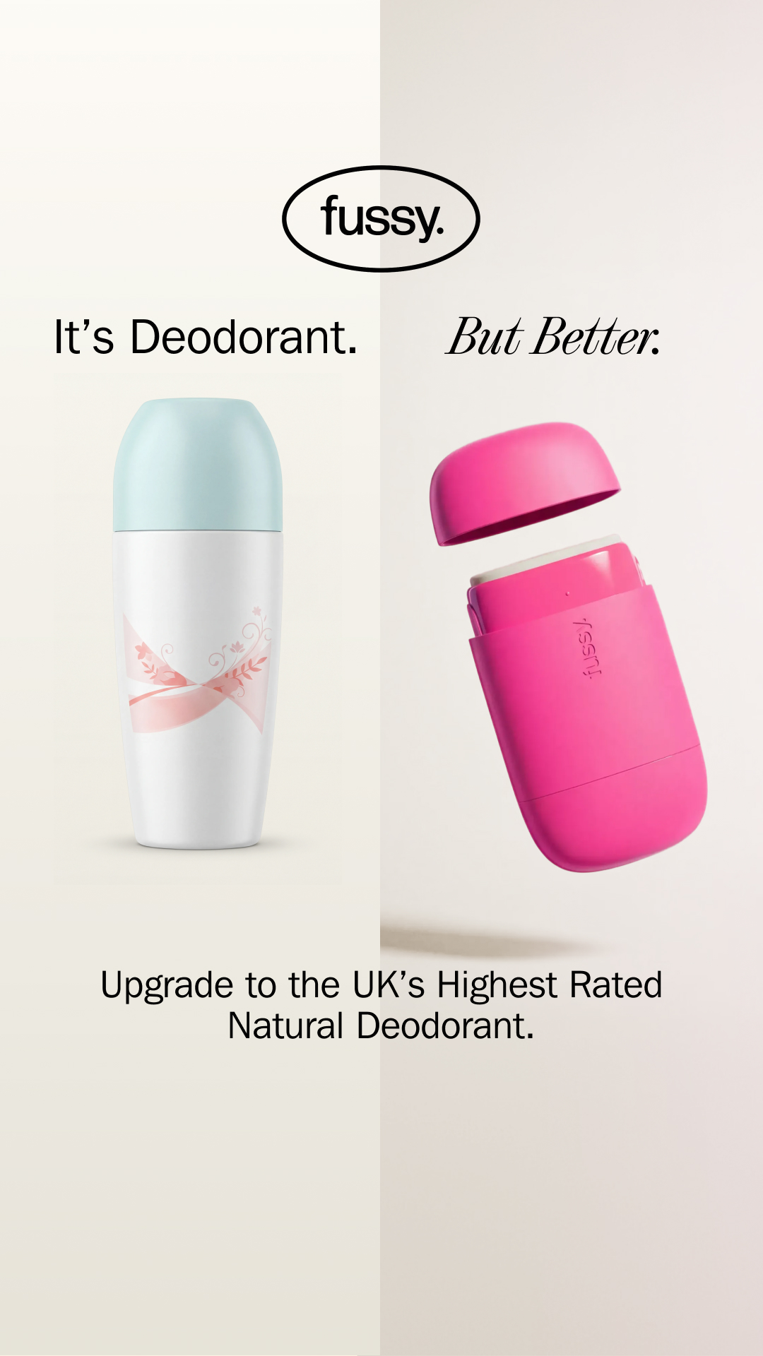 Fussy Facebook ad