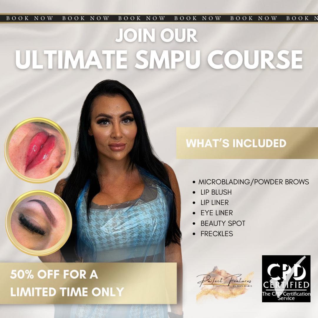Perfect features aesthetics & training academy Facebook ad: Be your own boss