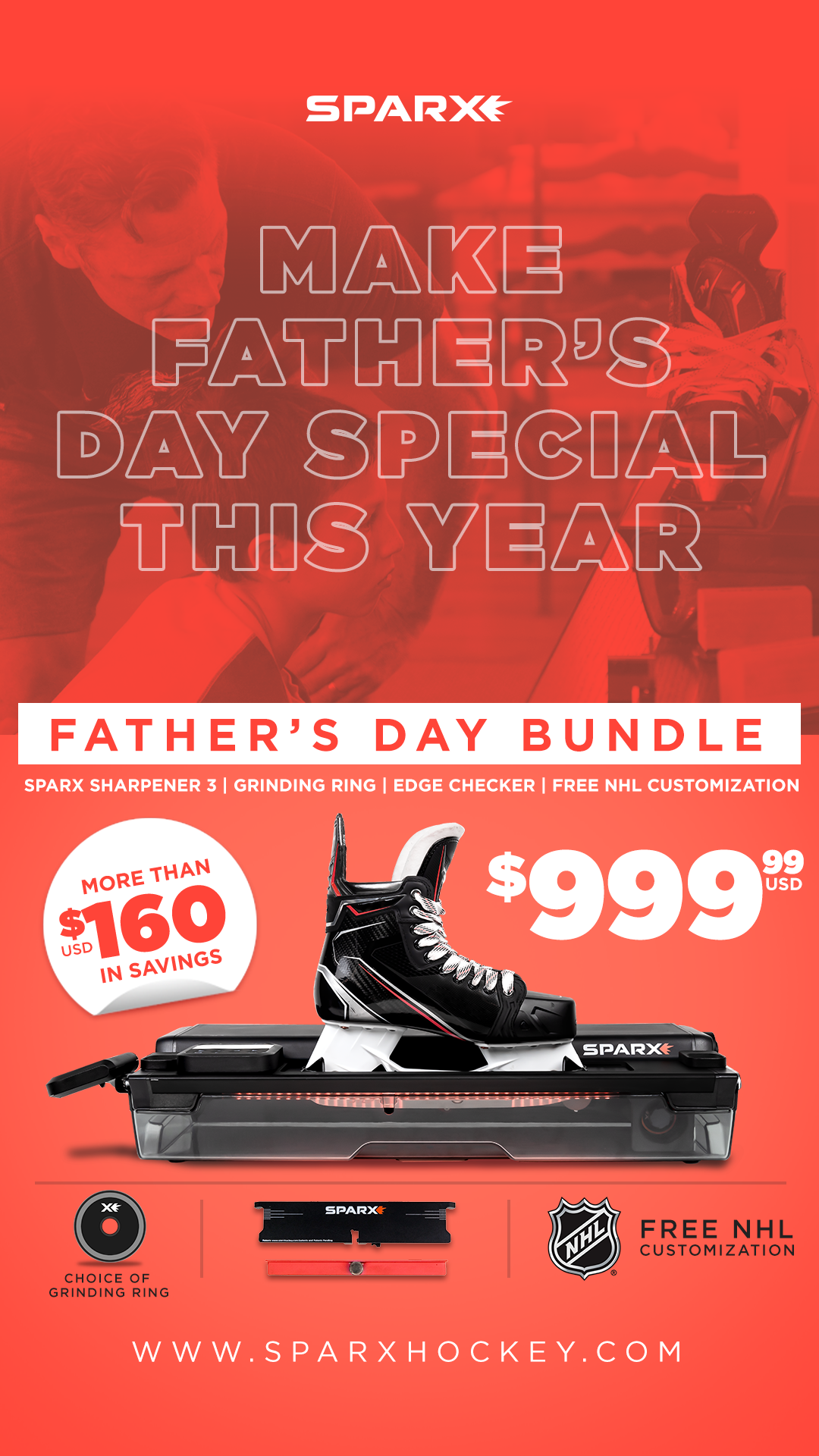 Sparx Hockey Facebook ad