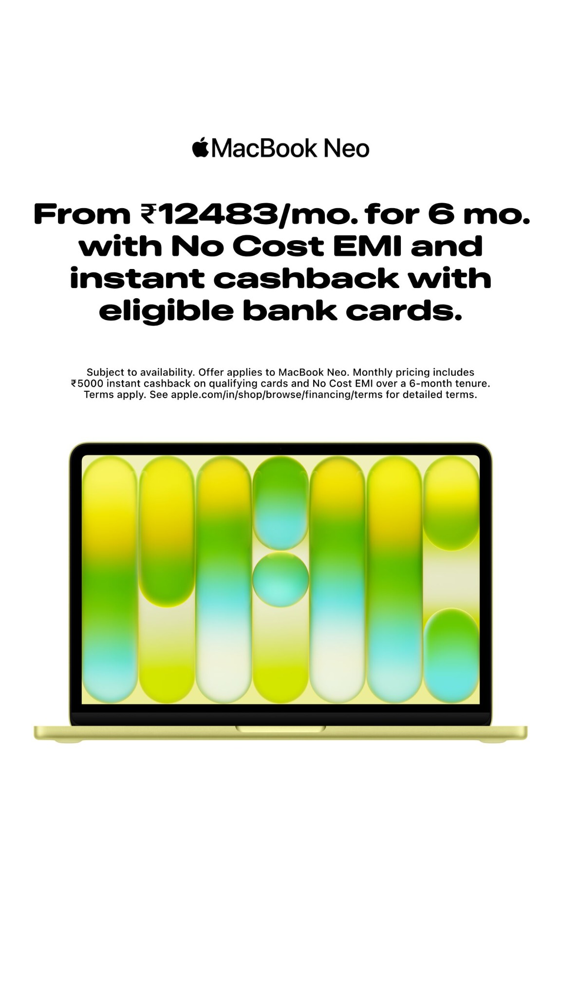 Apple Facebook ad: Buy MacBook Neo