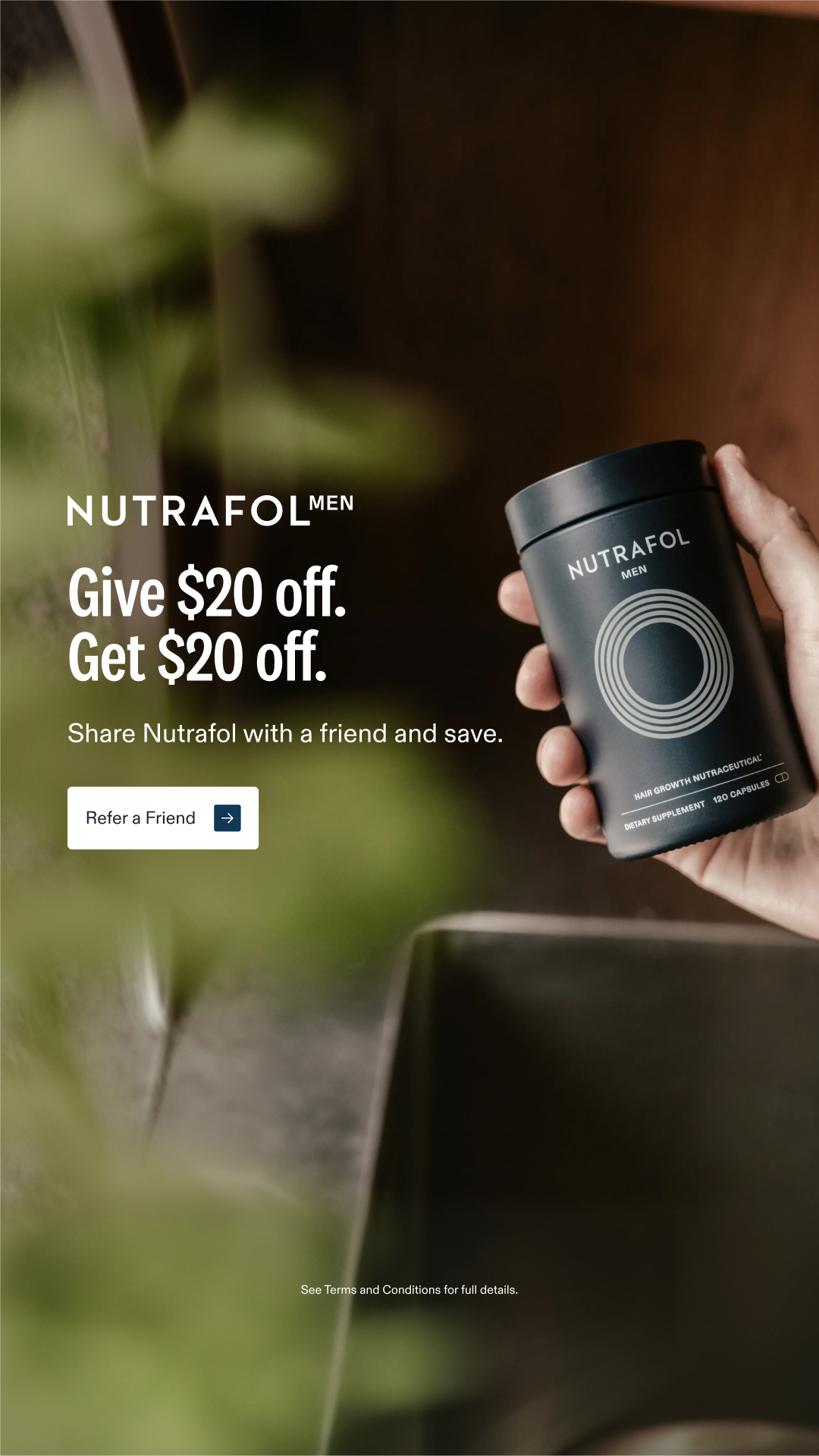 Nutrafol Men Facebook ad