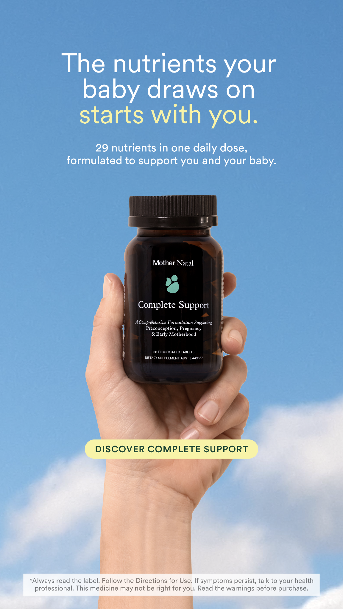 Ema Taylor Naturopathy Facebook ad: The Complete Support You Deserve.