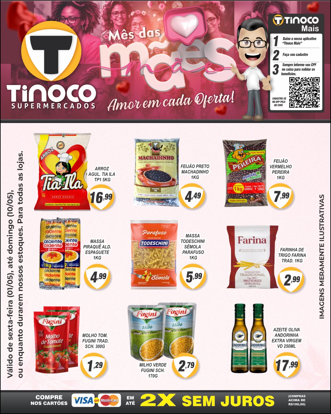 Supermercados Tinoco Facebook ad: Confira o Encarte Mês das mães do Supermercados…