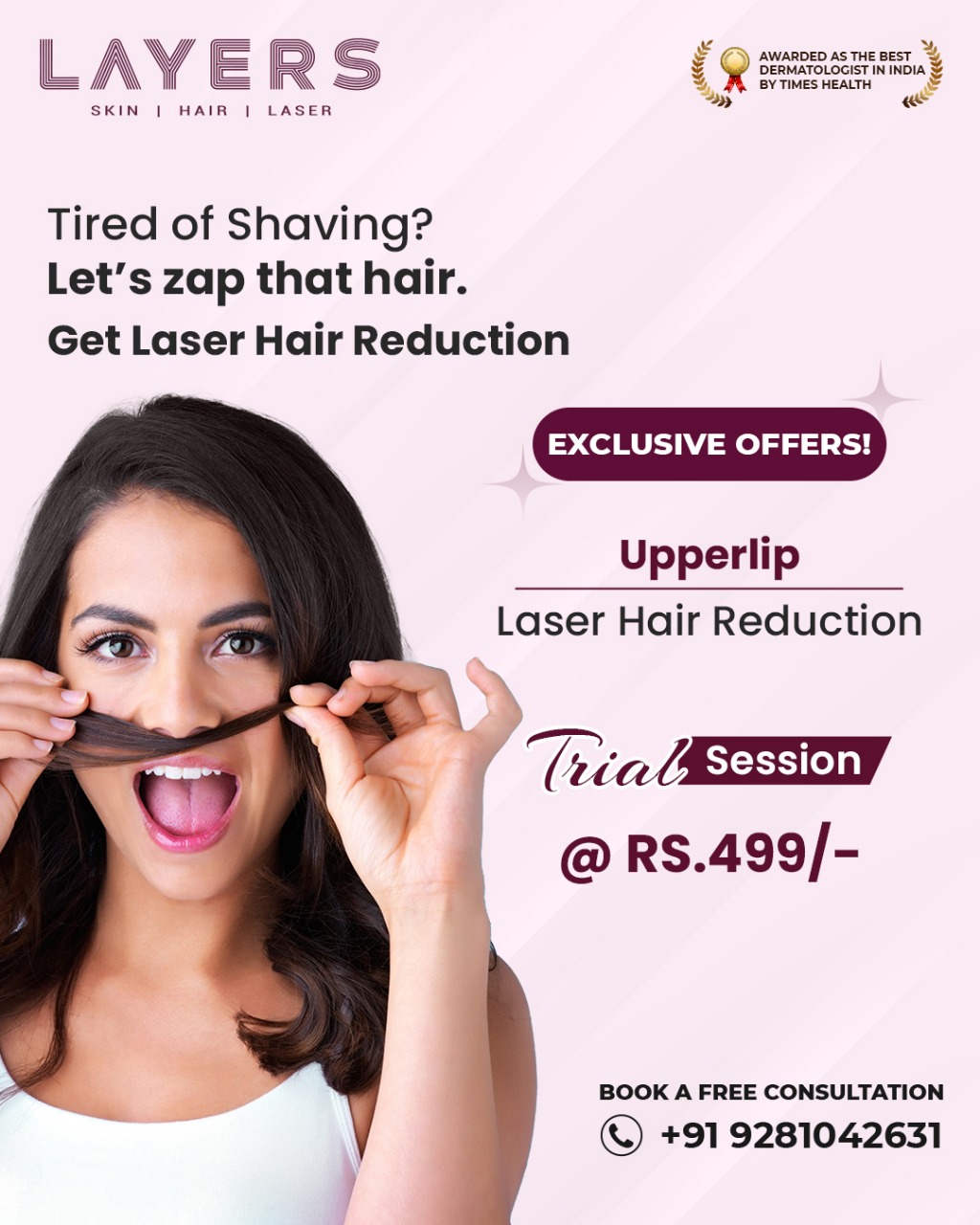 Layers Clinics Facebook ad