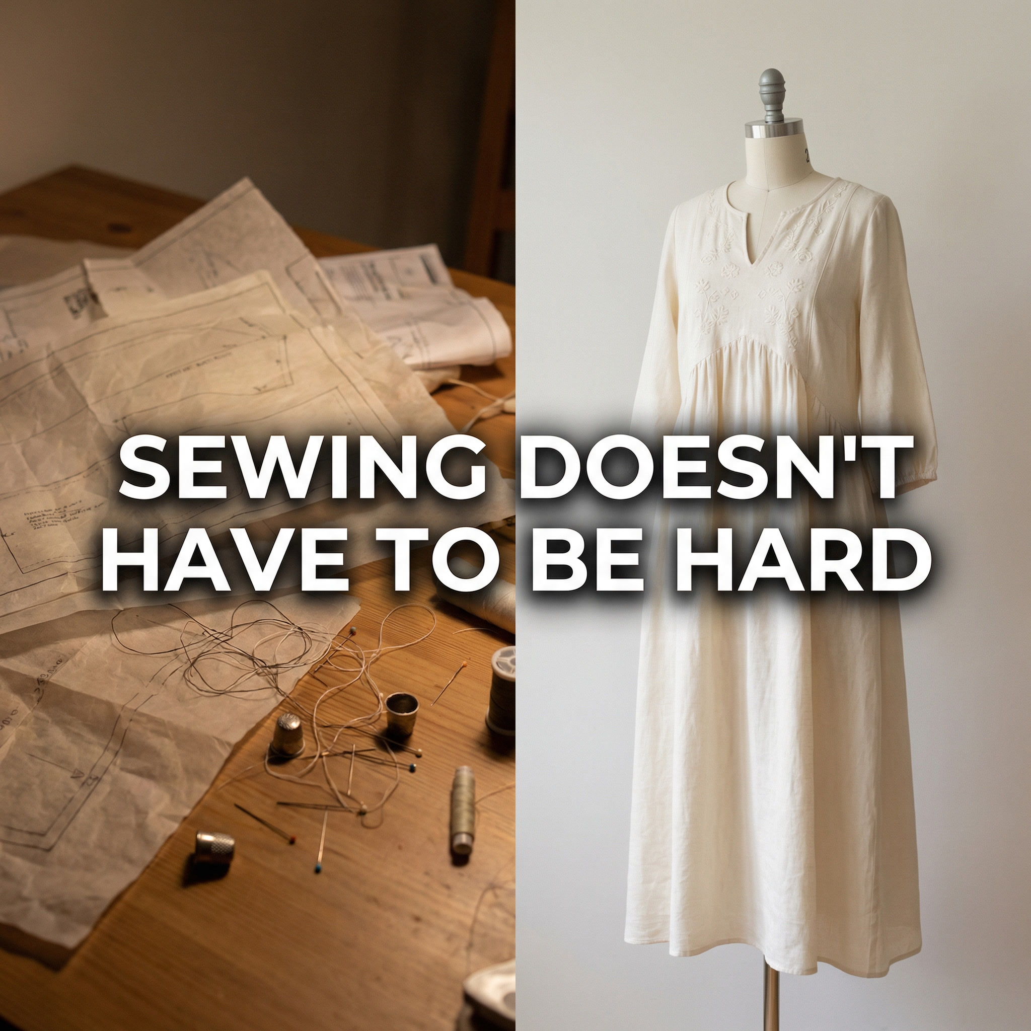 Sewing Pattern Secrets Facebook ad