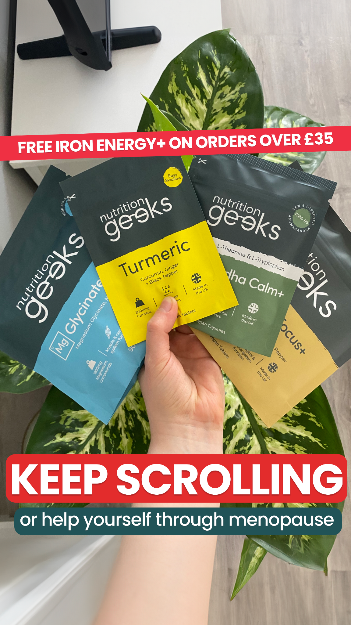 Nutrition Geeks Facebook ad