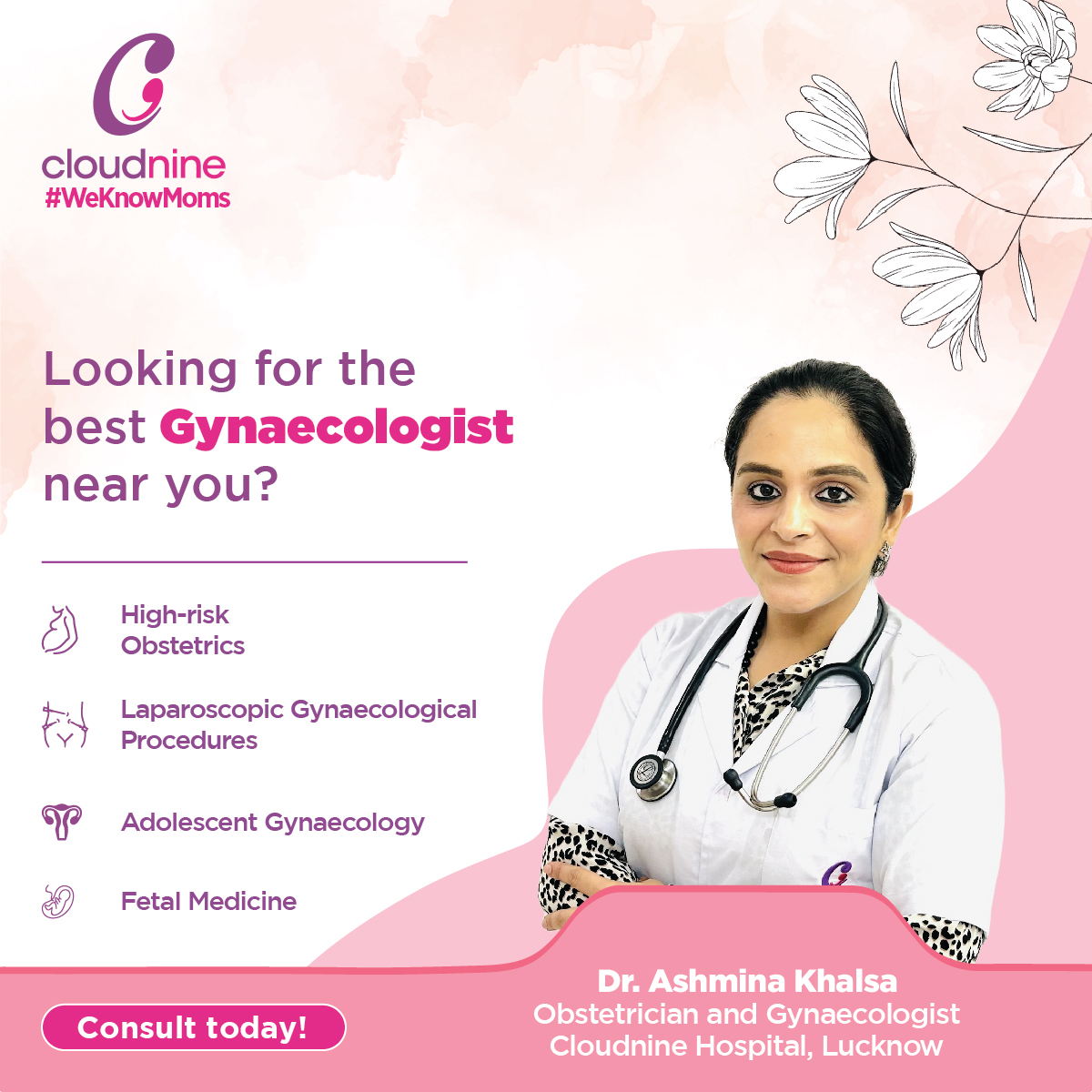 Cloudnine Hospital - Gomti Nagar, Lucknow Facebook ad