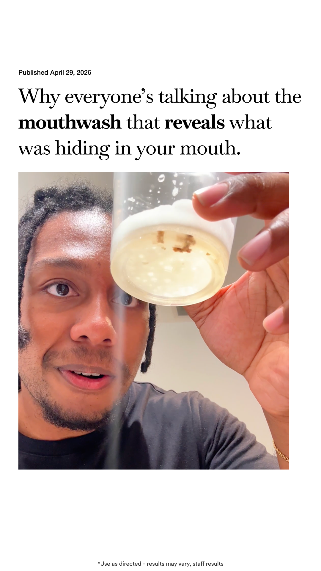 Hismile Facebook ad