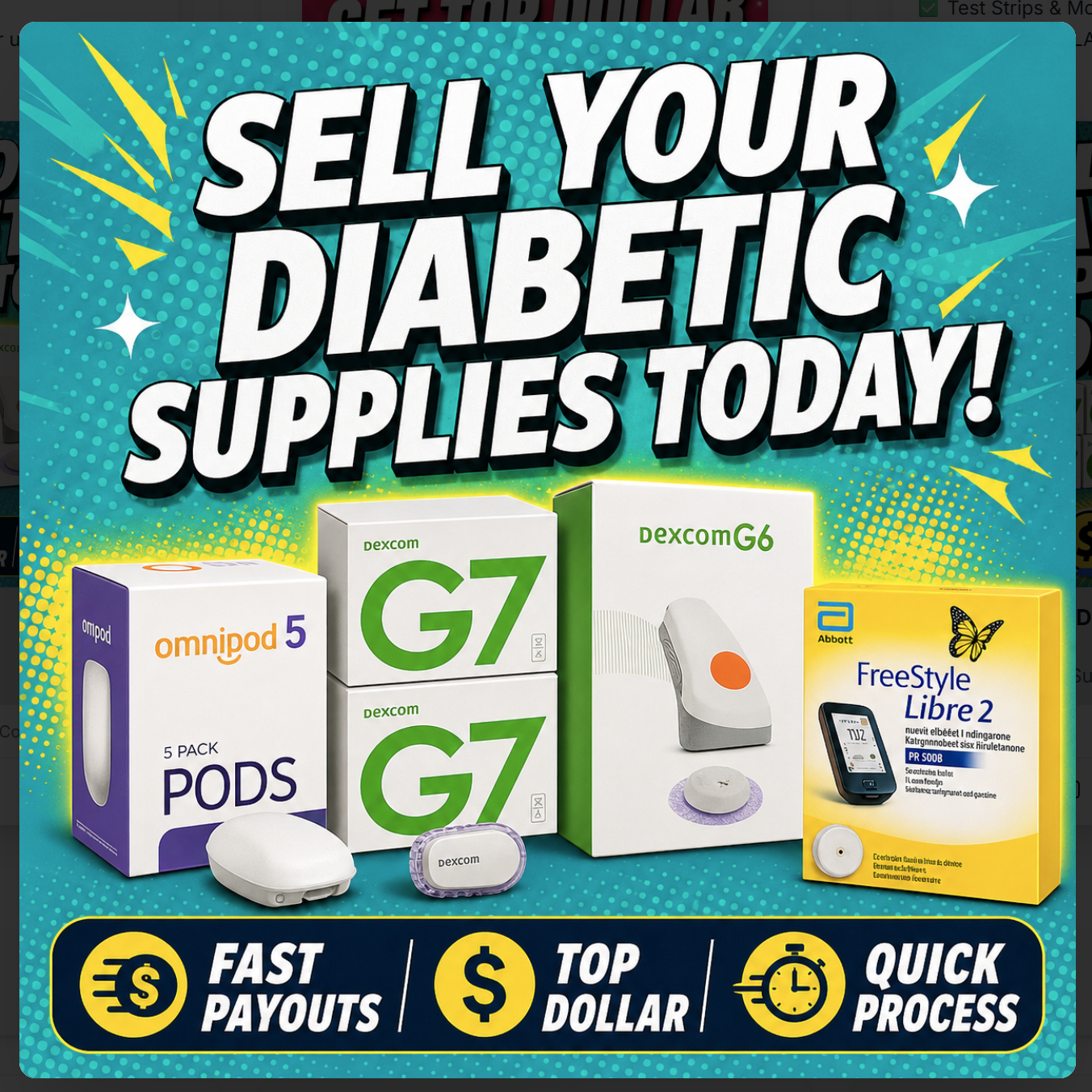 Cash for Diabetic Test Strips - Florence, SC Facebook ad