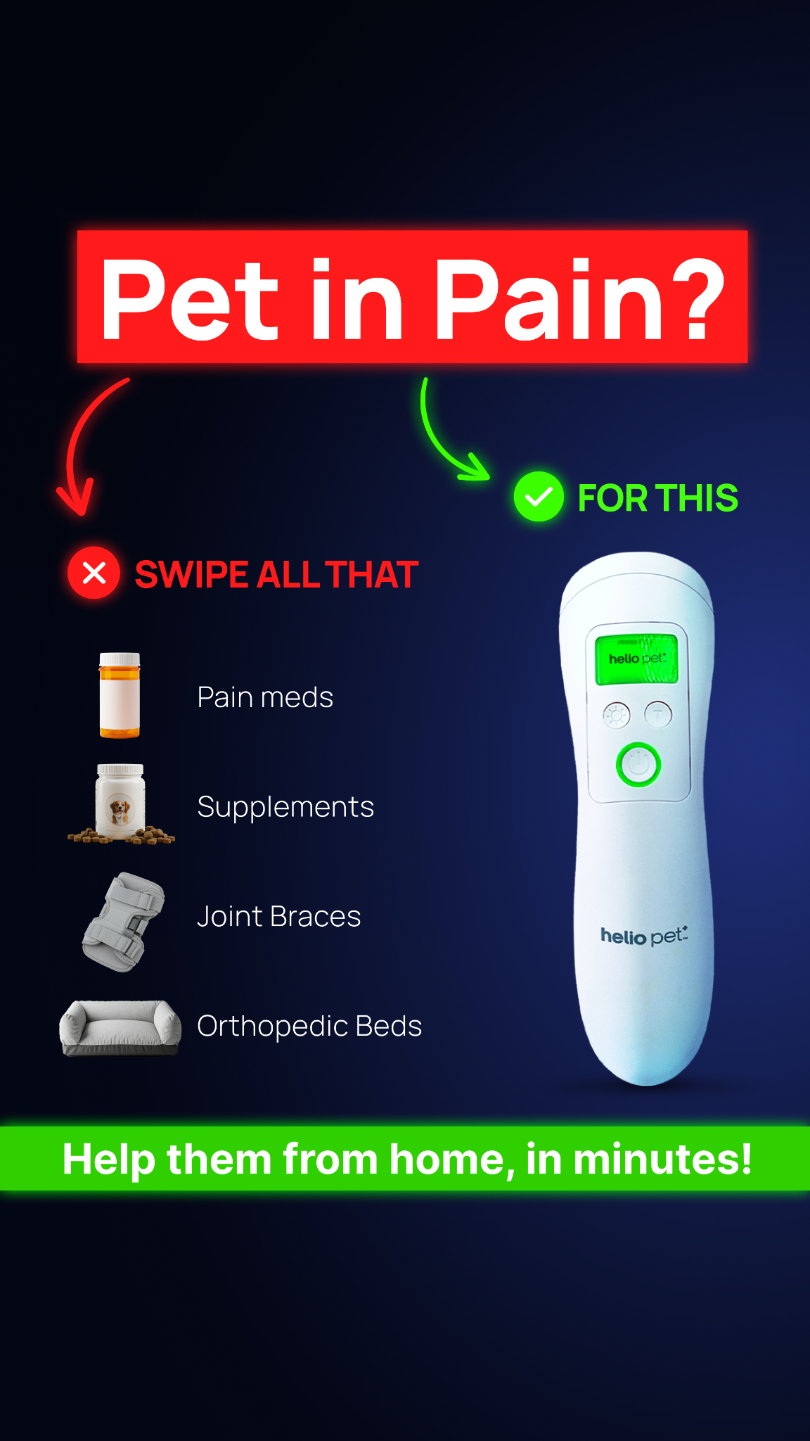 Helio Pet Facebook ad