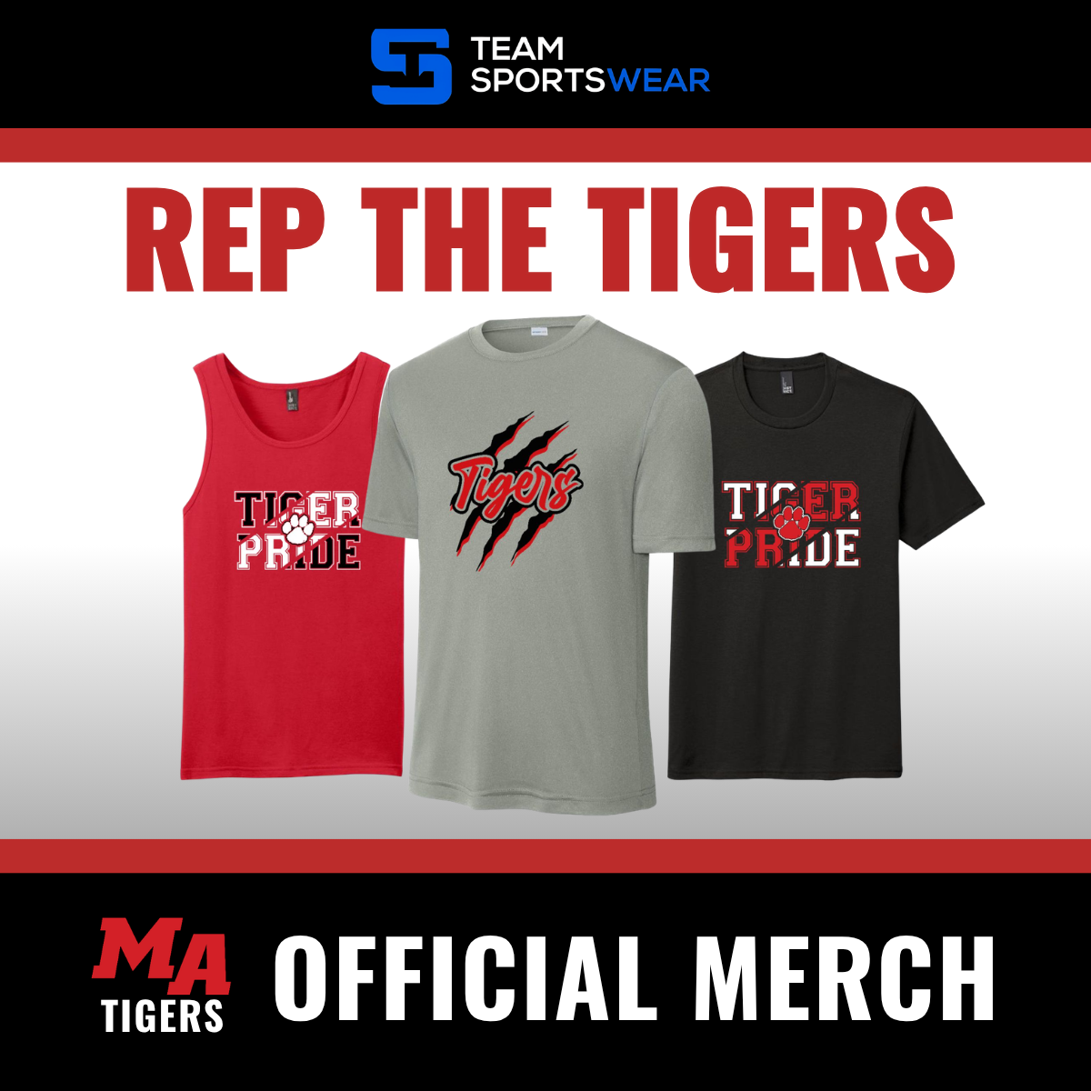 Team Sportswear, Inc. Facebook ad