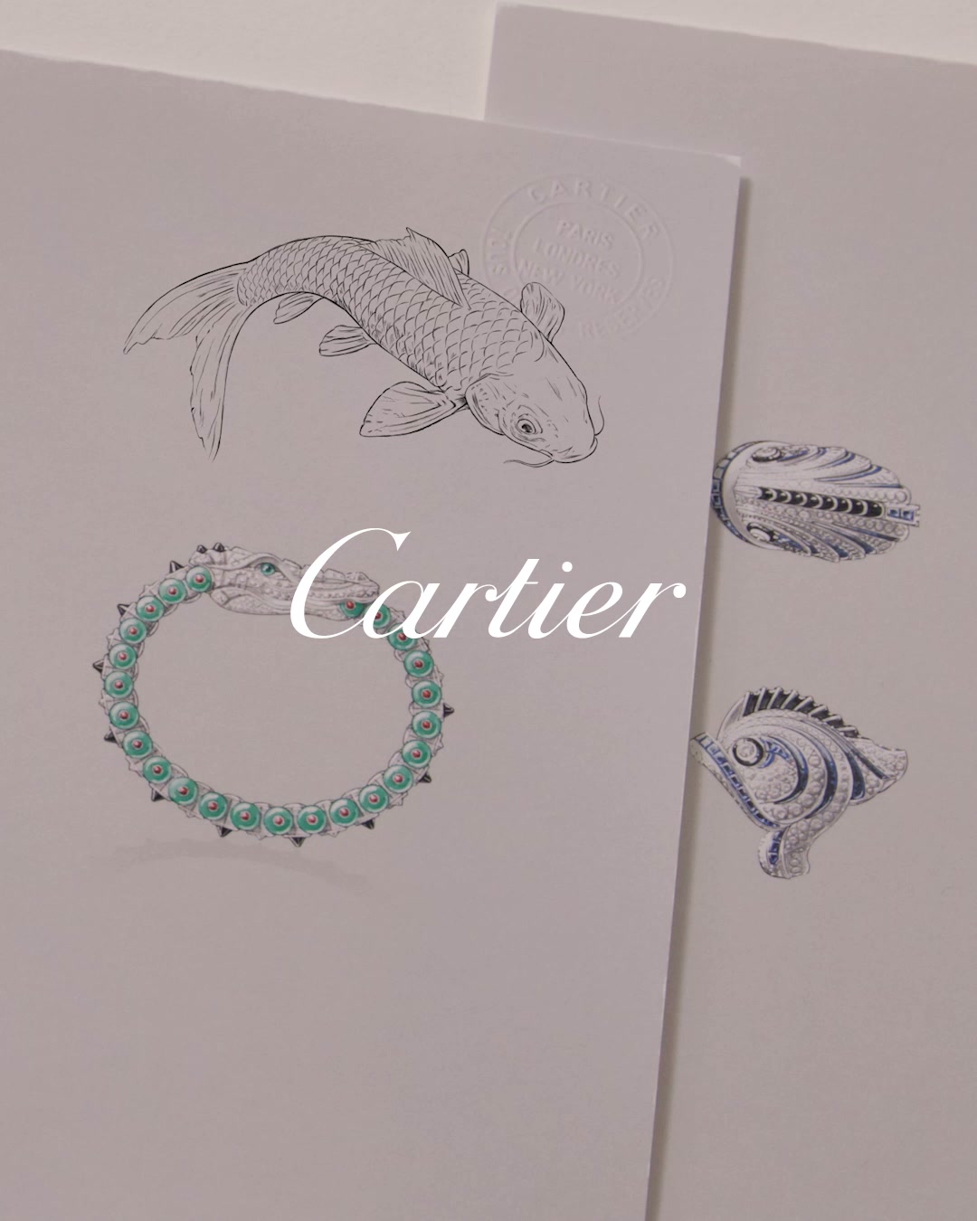Cartier Facebook ad: Stylizované zvířecí hlavy vyžadují mimořádné mistrovství…