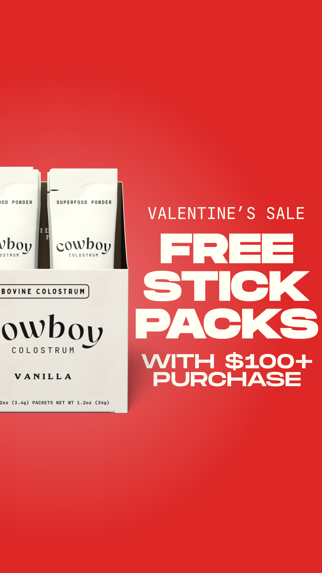 Cowboy Colostrum Facebook ad
