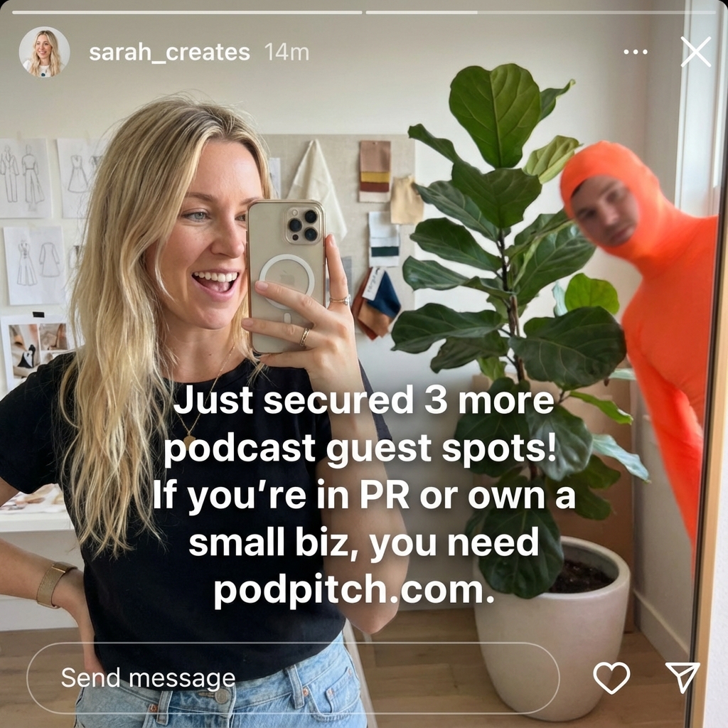 PodPitch Facebook ad