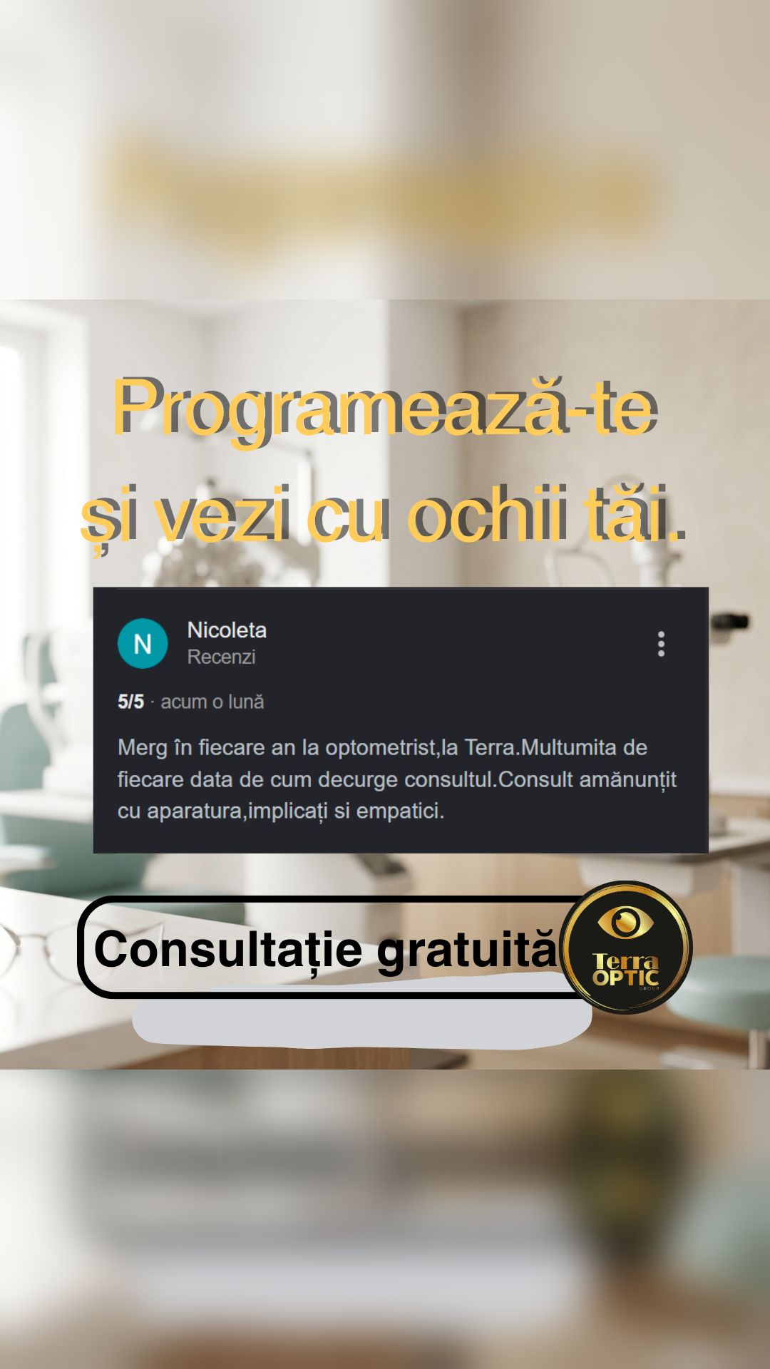Terra Optic Constanta Facebook ad from May 12, 2026