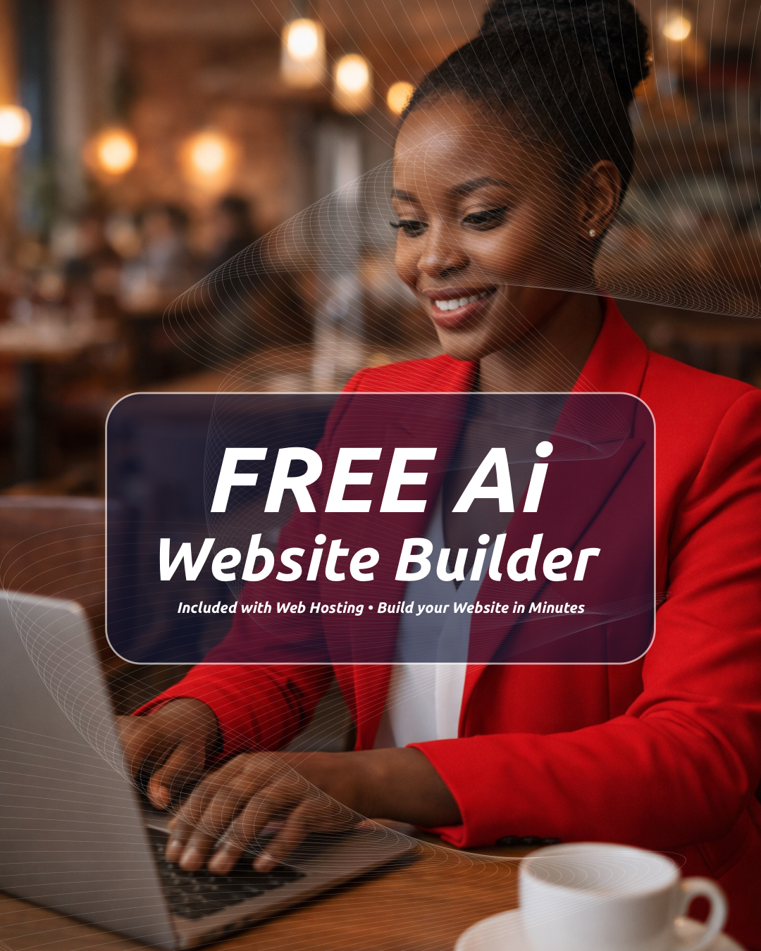 HelloHost Facebook ad: FREE Ai Website Builder