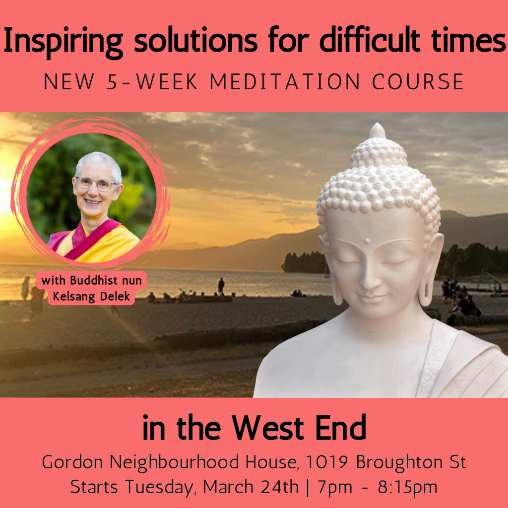 Kadampa Meditation Centre Vancouver Facebook ad from Mar 3, 2026