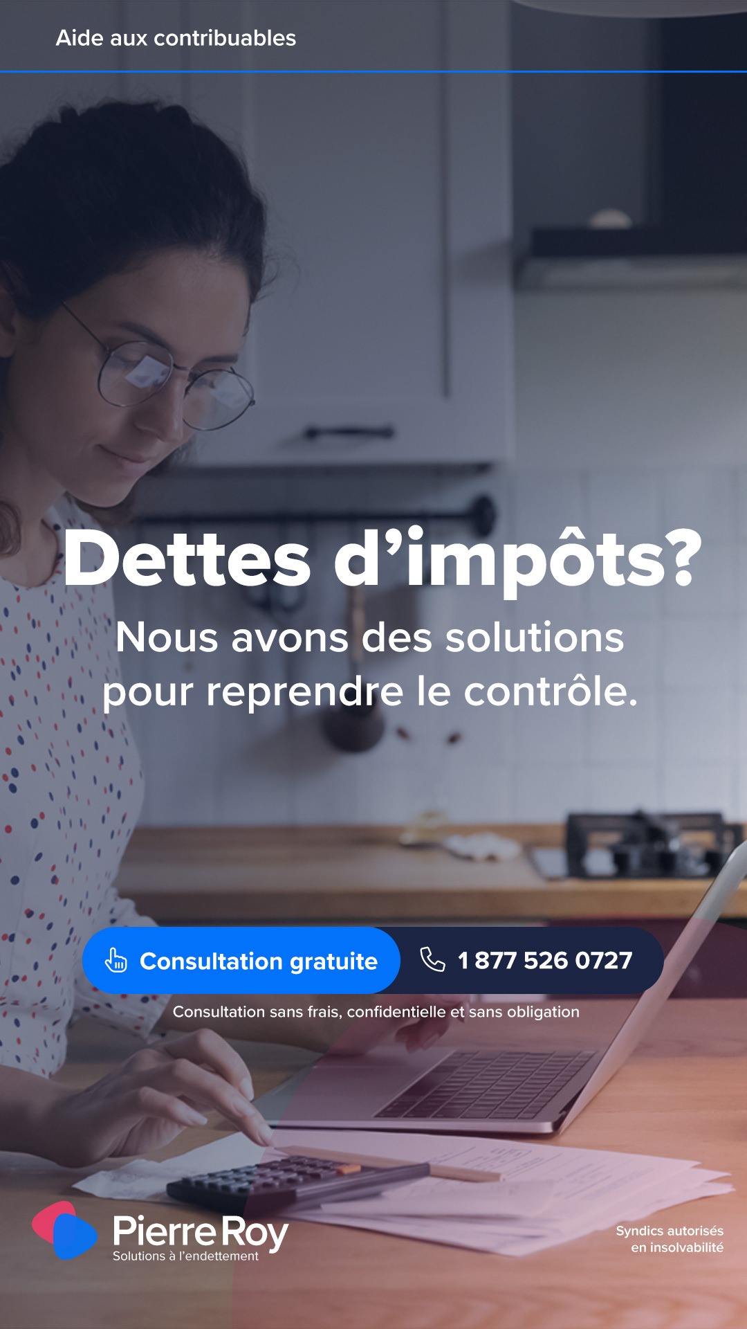 Pierre Roy - Solutions à l'endettement Facebook ad from May 14, 2025