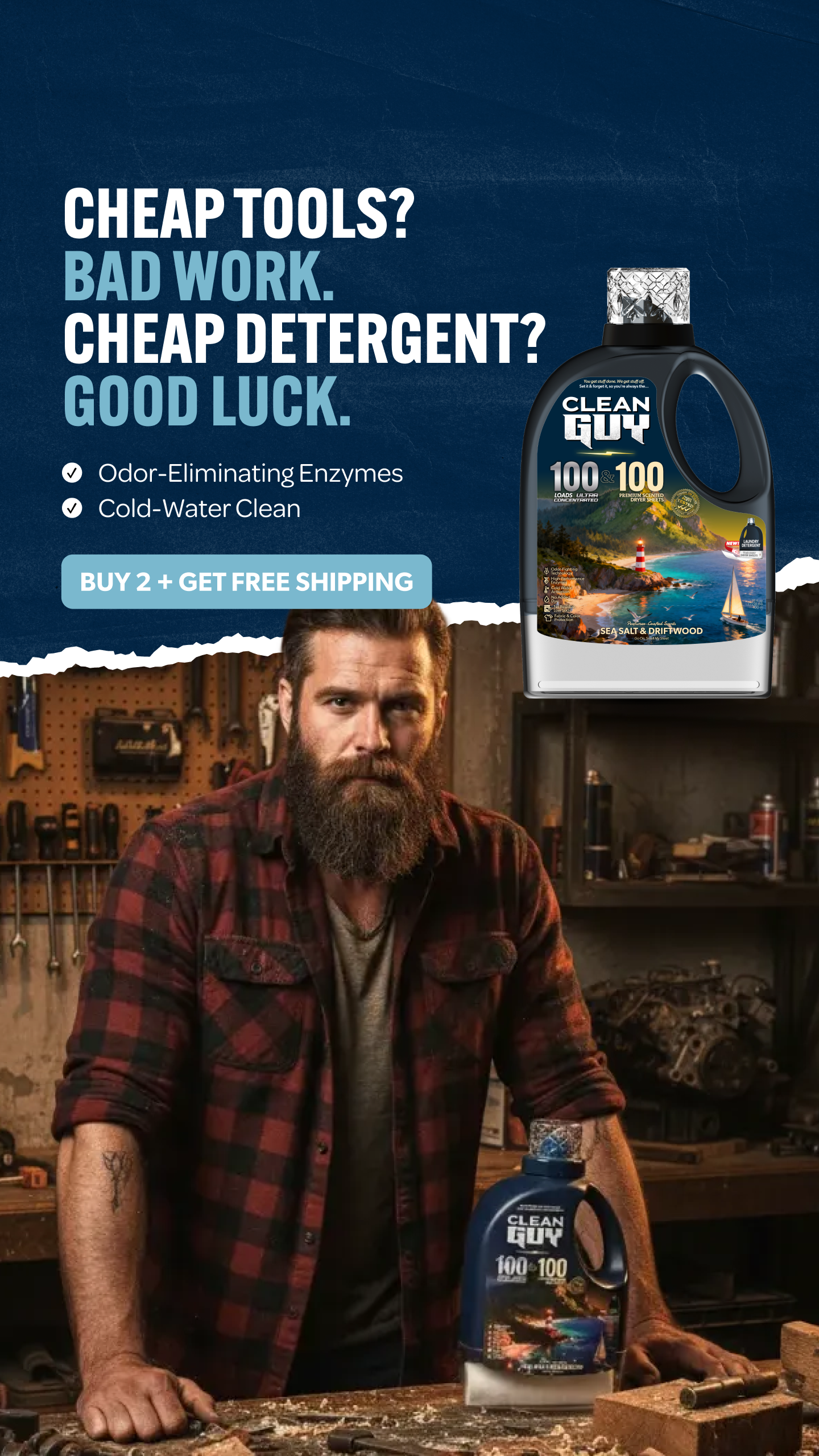 Clean Guy Facebook ad