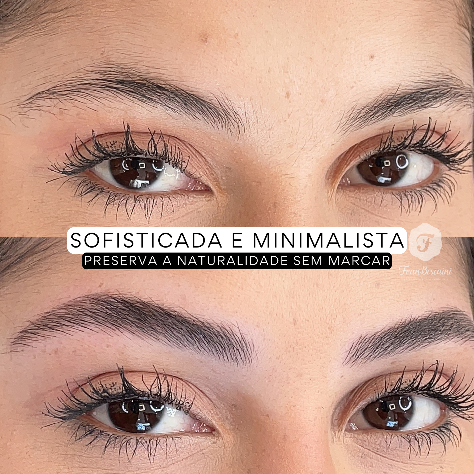 Fran Boscaini Estúdio Facebook ad: Sobrancelhas falhadas ou sem definição?