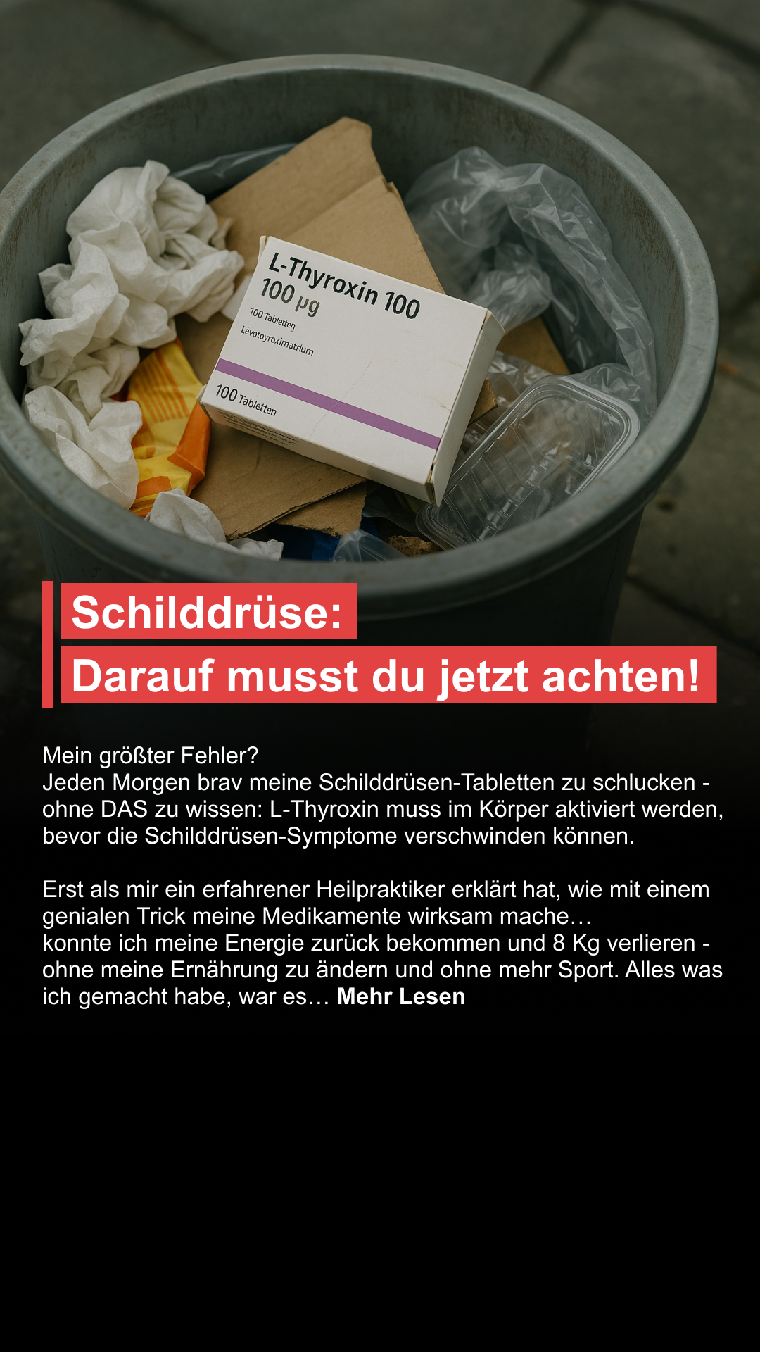 Mission Schilddrüse Facebook ad