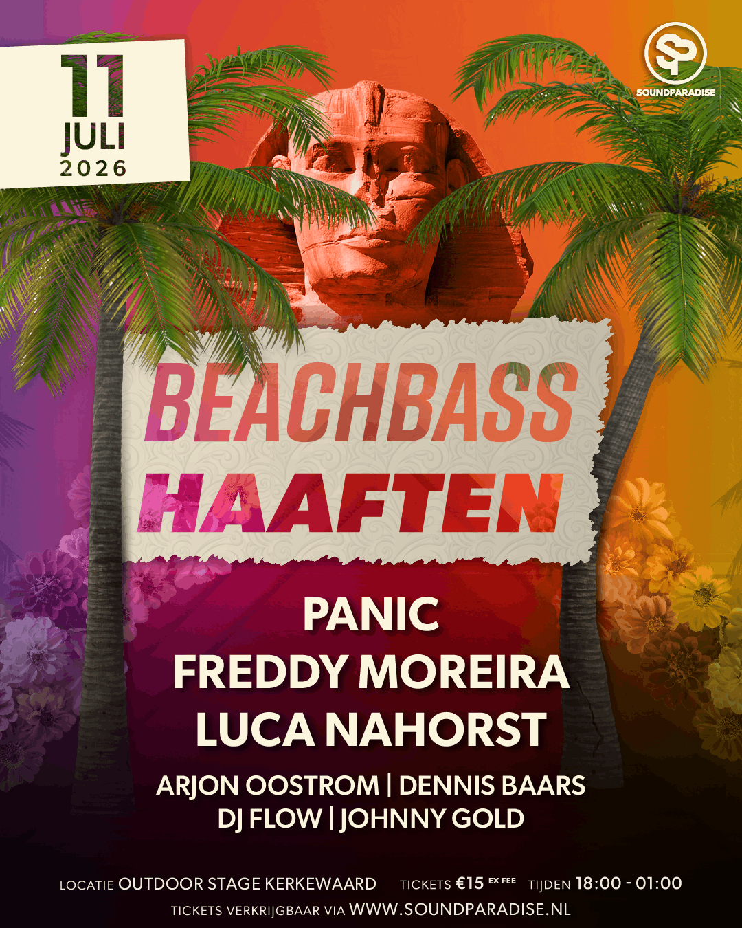 Sound Paradise Feesten Facebook ad: Tickets nรบ te koop!
