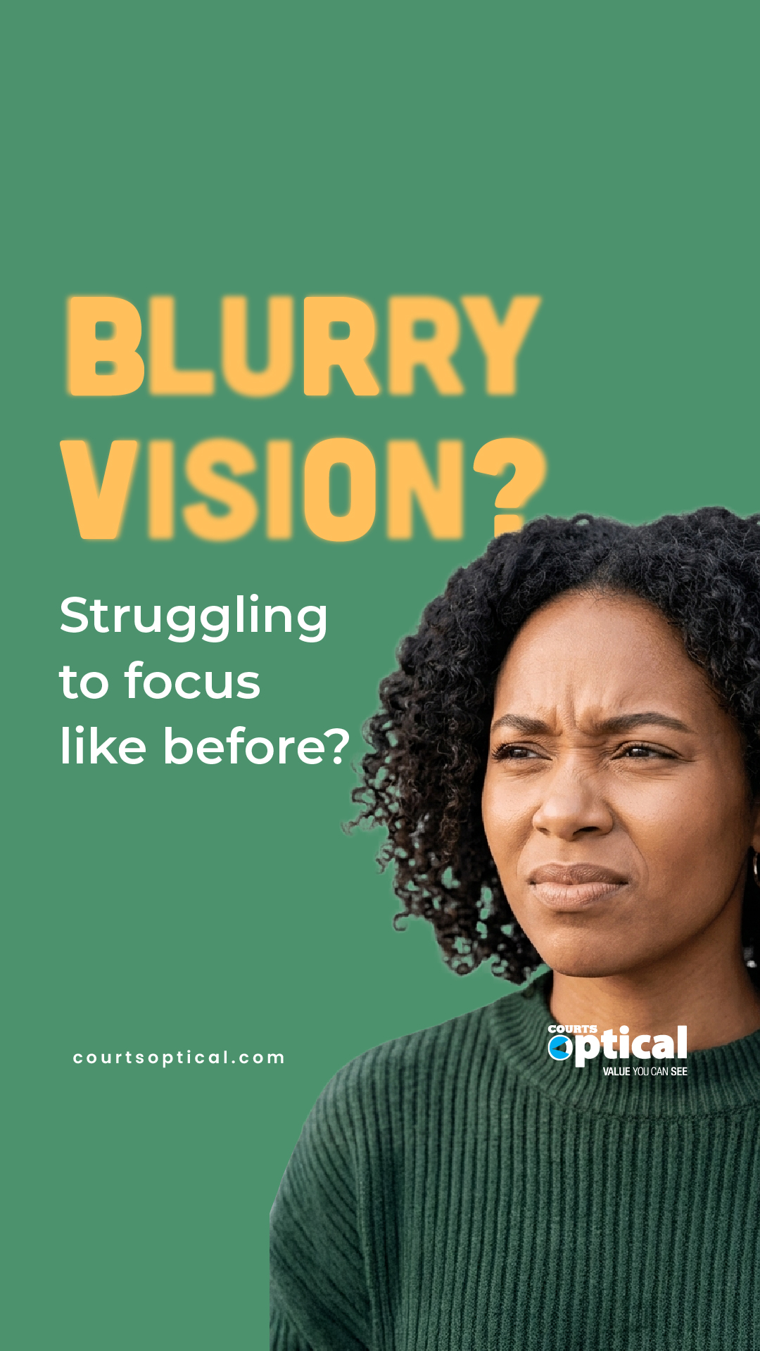 Courts Optical Trinidad & Tobago Facebook ad