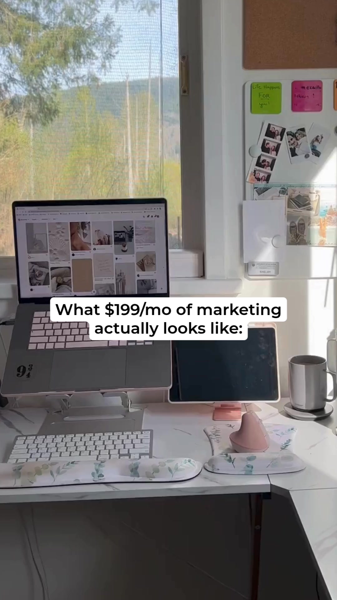 Feedbird Facebook ad: Social media, handled - $99/mo