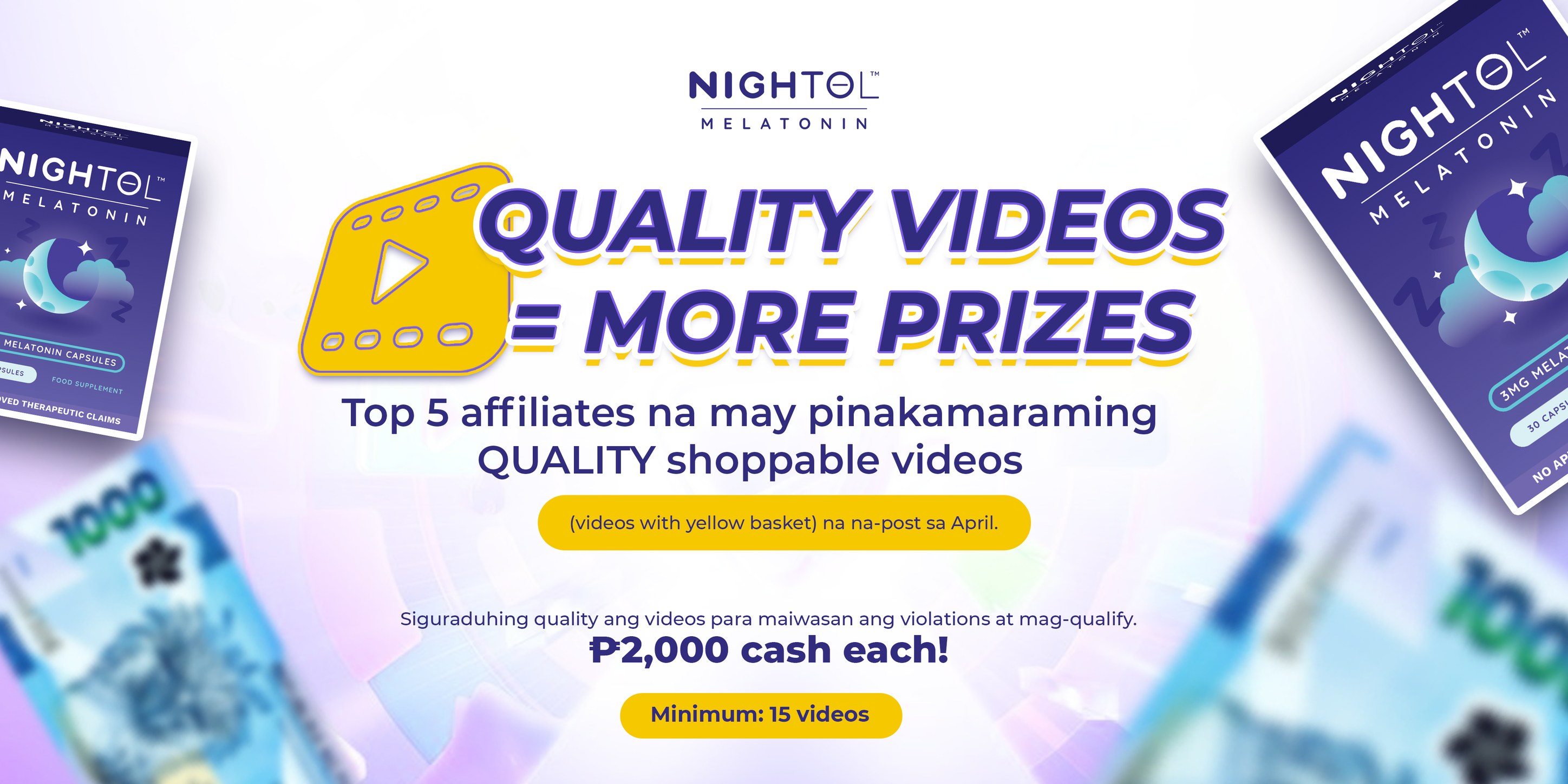 Nightol Melatonin Supplement Facebook ad